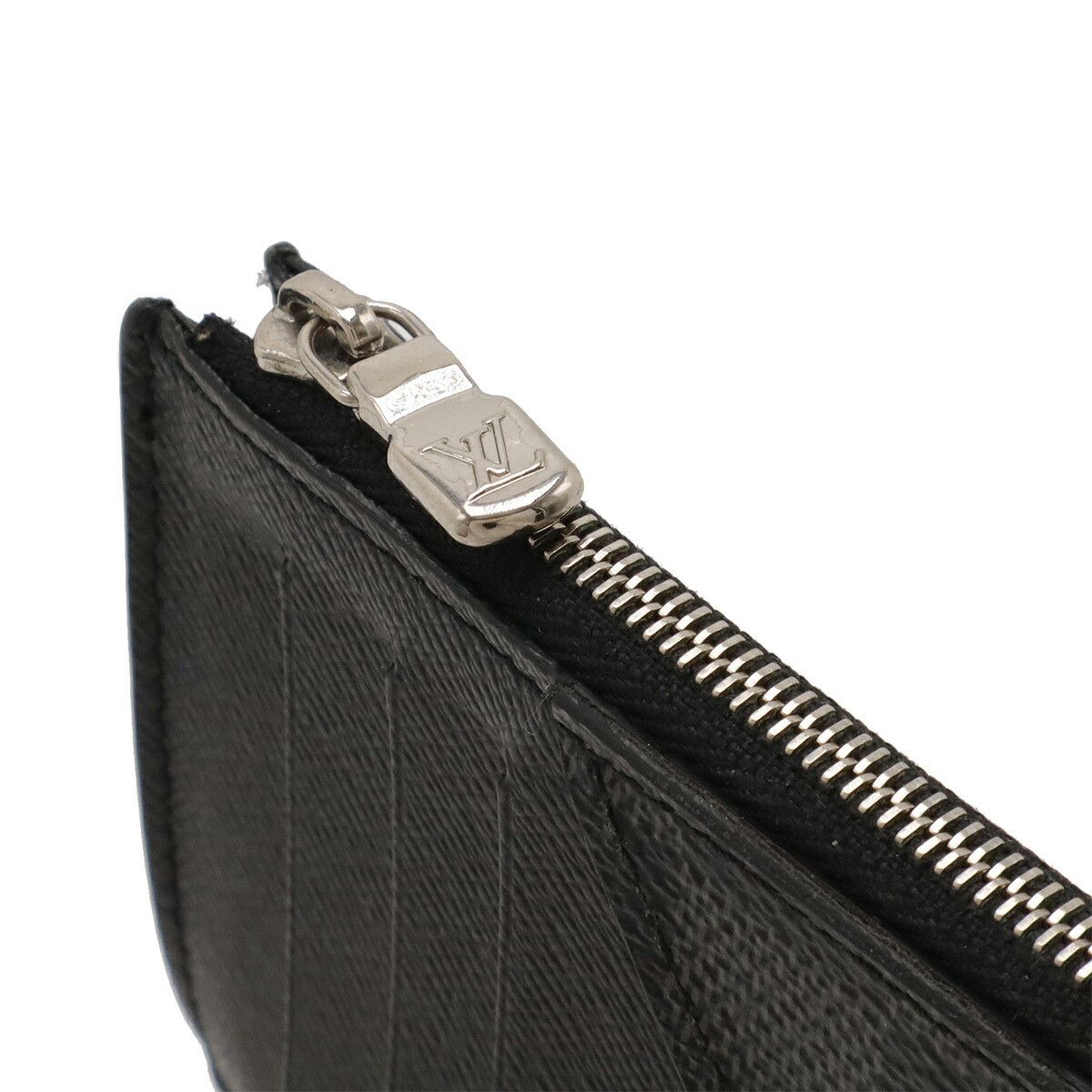 Louis Vuitton Louis Vuitton Louis Vuitton Coin Card Holder Damier Graphite Card Case Textile Coin Case N64038 DUTY FREE for USA Size ONE SIZE - 4 Thumbnail