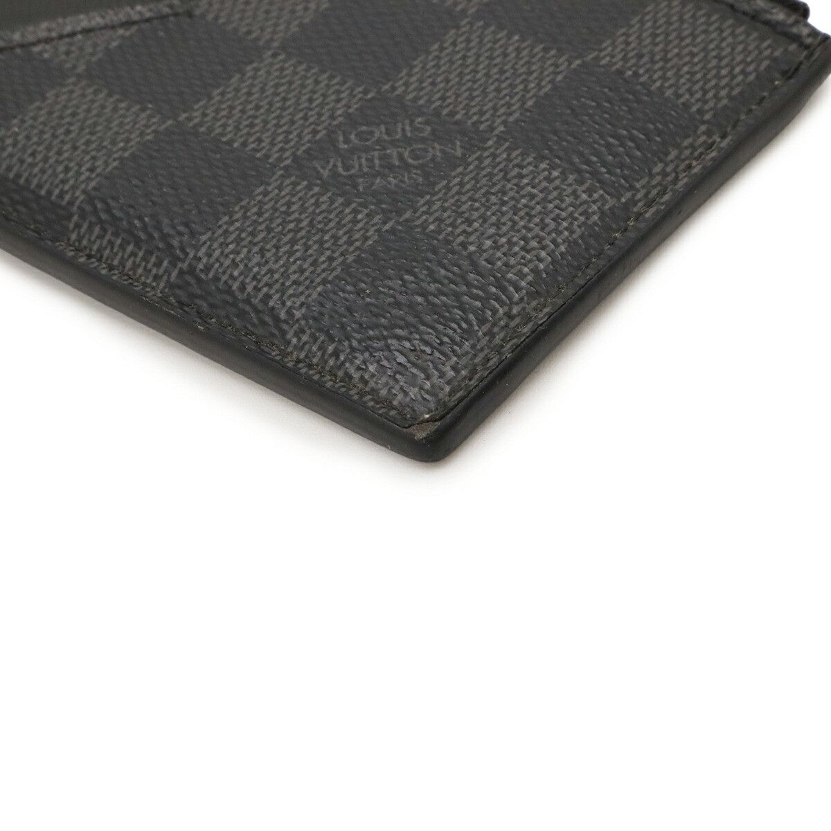 Louis Vuitton Louis Vuitton Louis Vuitton Coin Card Holder Damier Graphite Card Case Textile Coin Case N64038 DUTY FREE for USA Size ONE SIZE - 3 Thumbnail