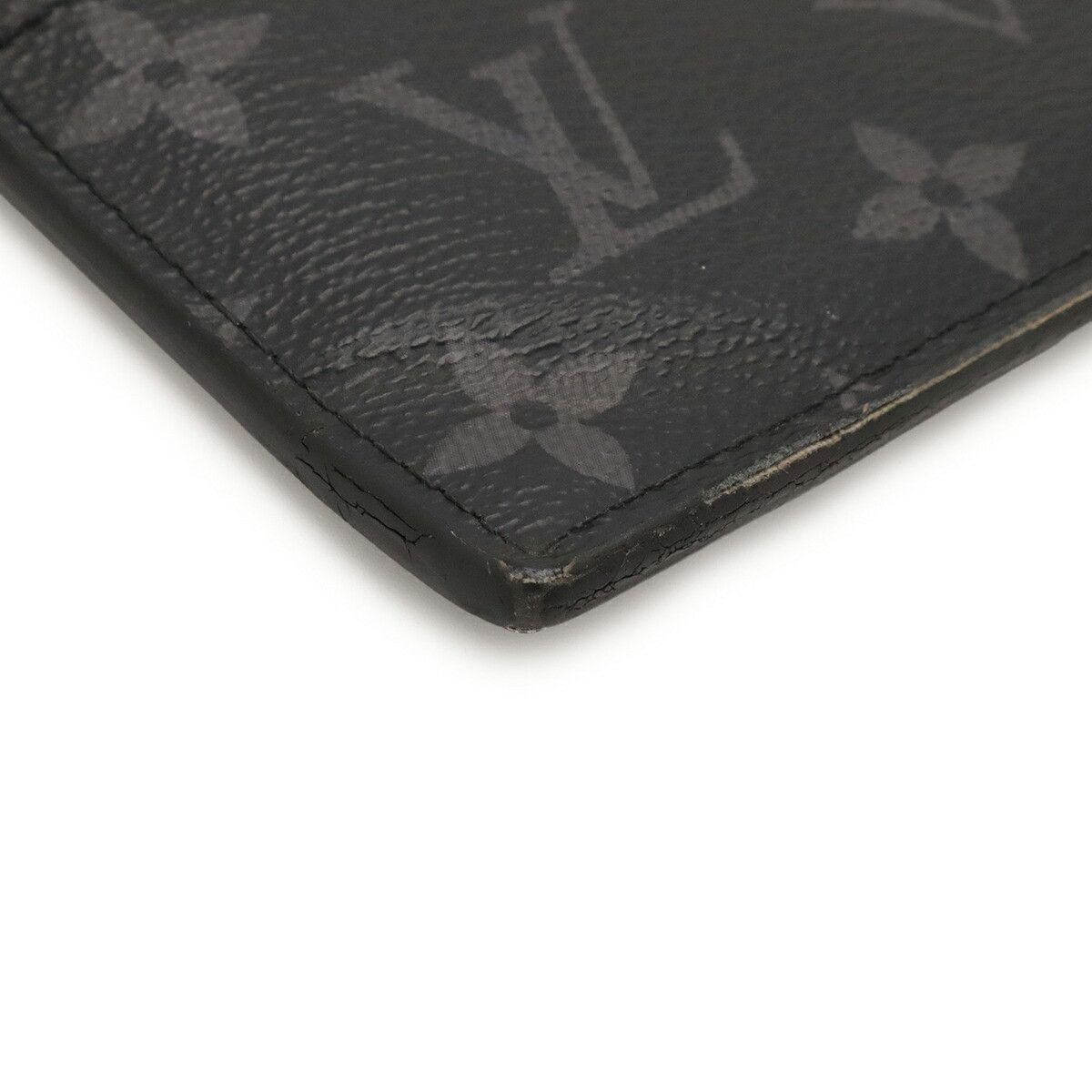 Louis Vuitton Louis Vuitton Louis Vuitton Taigarama Monogram Eclipse Coin Card Holder Textile Coin Case M30271 DUTY FREE for USA Size ONE SIZE - 3 Thumbnail