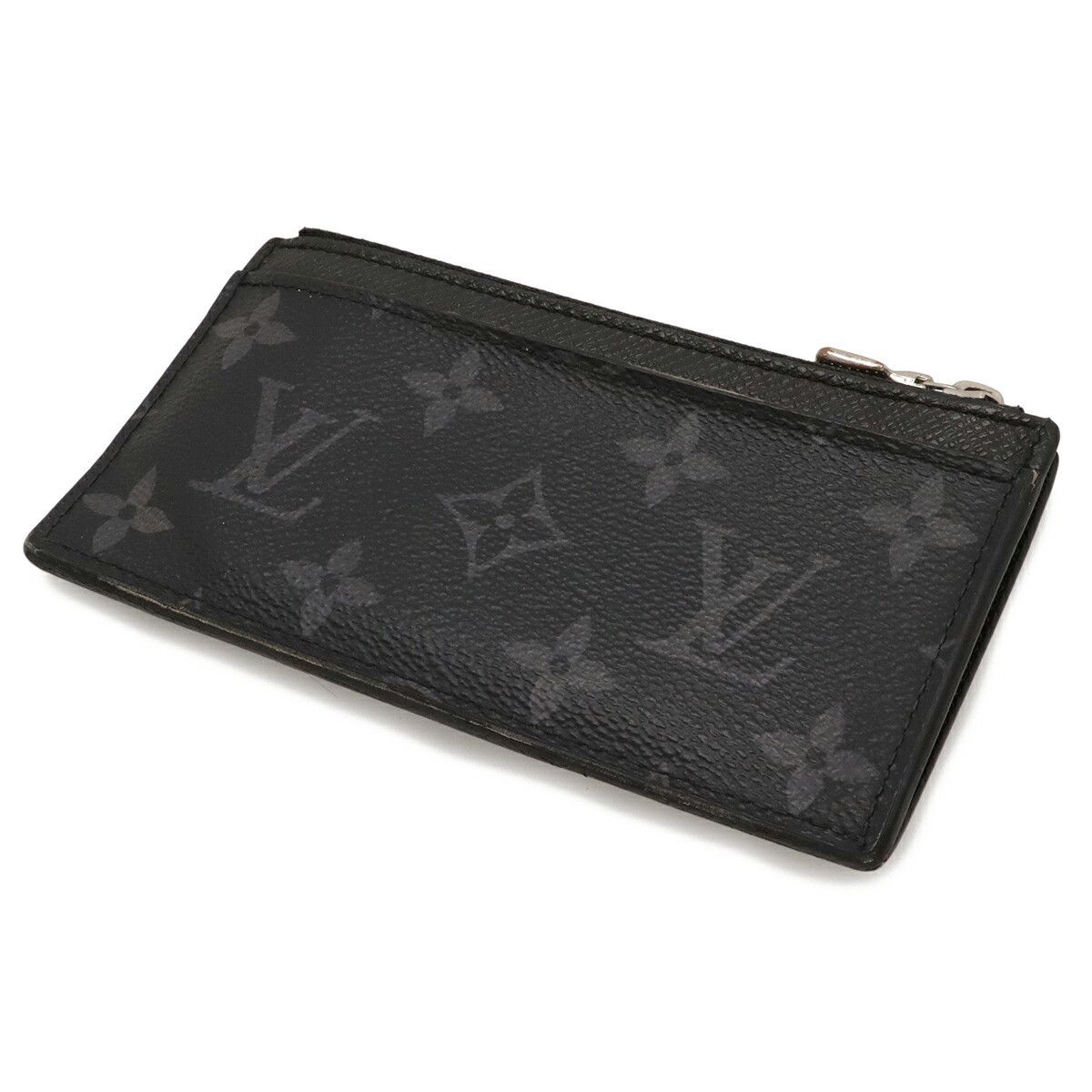 Louis Vuitton Louis Vuitton Louis Vuitton Taigarama Monogram Eclipse Coin Card Holder Textile Coin Case M30271 DUTY FREE for USA Size ONE SIZE - 2 Thumbnail