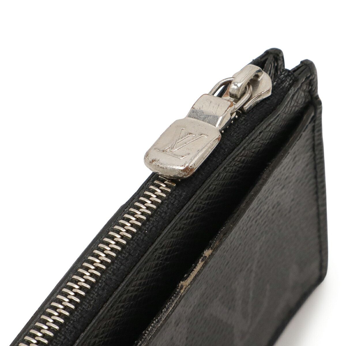Louis Vuitton Louis Vuitton Louis Vuitton Taigarama Monogram Eclipse Coin Card Holder Textile Coin Case M30271 DUTY FREE for USA Size ONE SIZE - 4 Thumbnail