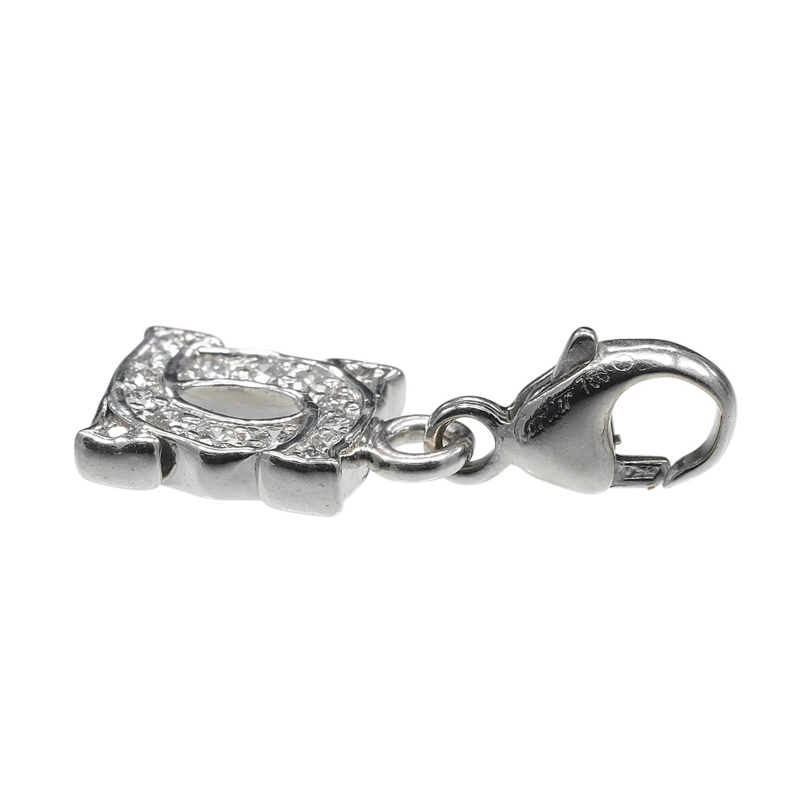 Cartier Cartier Cartier 2C Baby Charm Au750 White Gold Diamond Pendant Precious Metal Pendant DUTY FREE for USA Size ONE SIZE - 6 Thumbnail