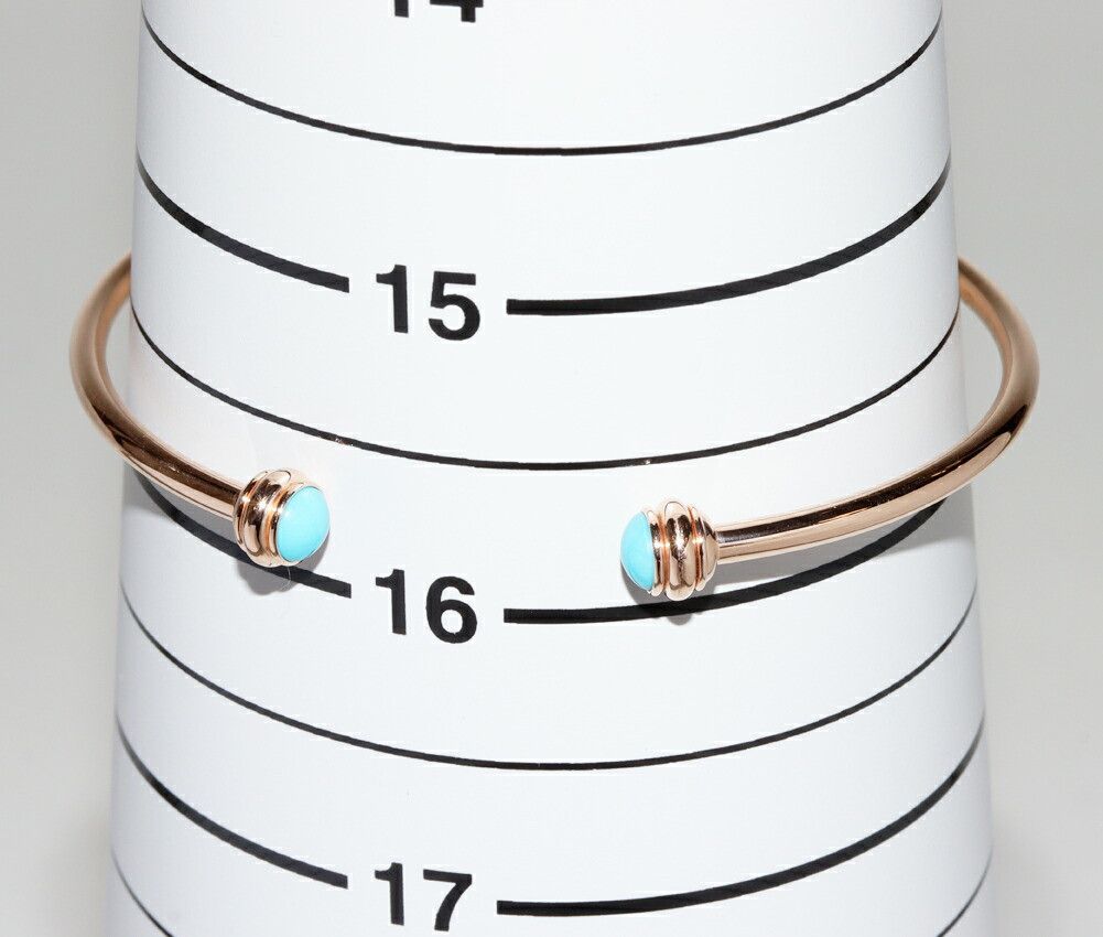 Piaget Piaget Piaget Possession Au750 Pink Gold Bracelet Turquoise Size 16 Precious Metal Bangle G36PC800 DUTY FREE for USA Size ONE SIZE - 2 Thumbnail