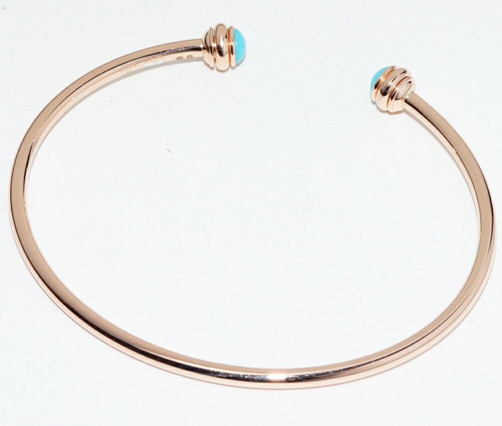 Piaget Piaget Piaget Possession Au750 Pink Gold Bracelet Turquoise Size 16 Precious Metal Bangle G36PC800 DUTY FREE for USA Size ONE SIZE - 3 Thumbnail