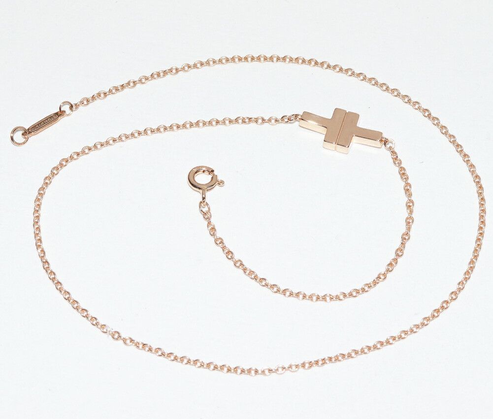 Tiffany & Co. Tiffany & Co. Tiffany & Co. T TWO Au750 Pink Gold Diamond Bracelet Precious Metal Bracelet DUTY FREE for USA Size ONE SIZE - 3 Thumbnail