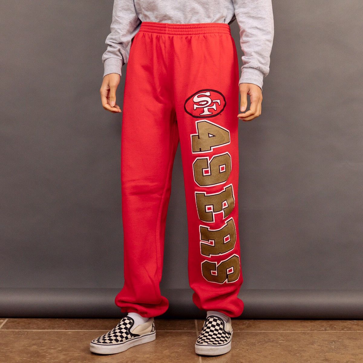 Vintage Vintage 90s Trench San Francisco 49ers red gold sweatpants