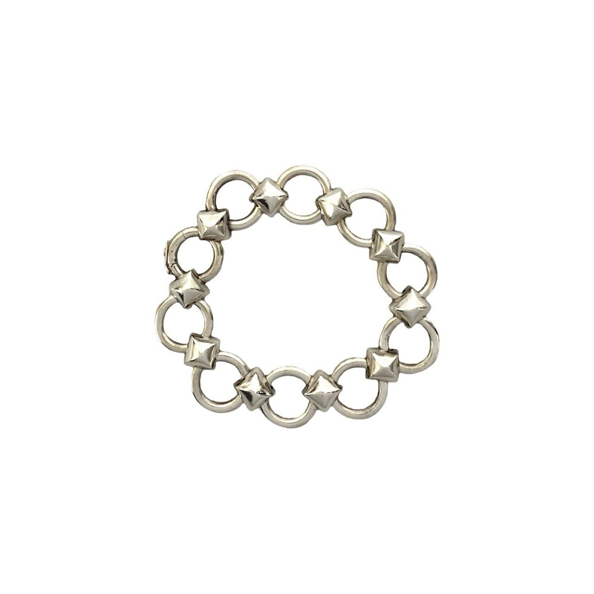 Hermes HERMES Lancelot Bracelet, 925 Sterling Silver, Bangle, Men's, 21165 Size ONE SIZE - 6 Thumbnail