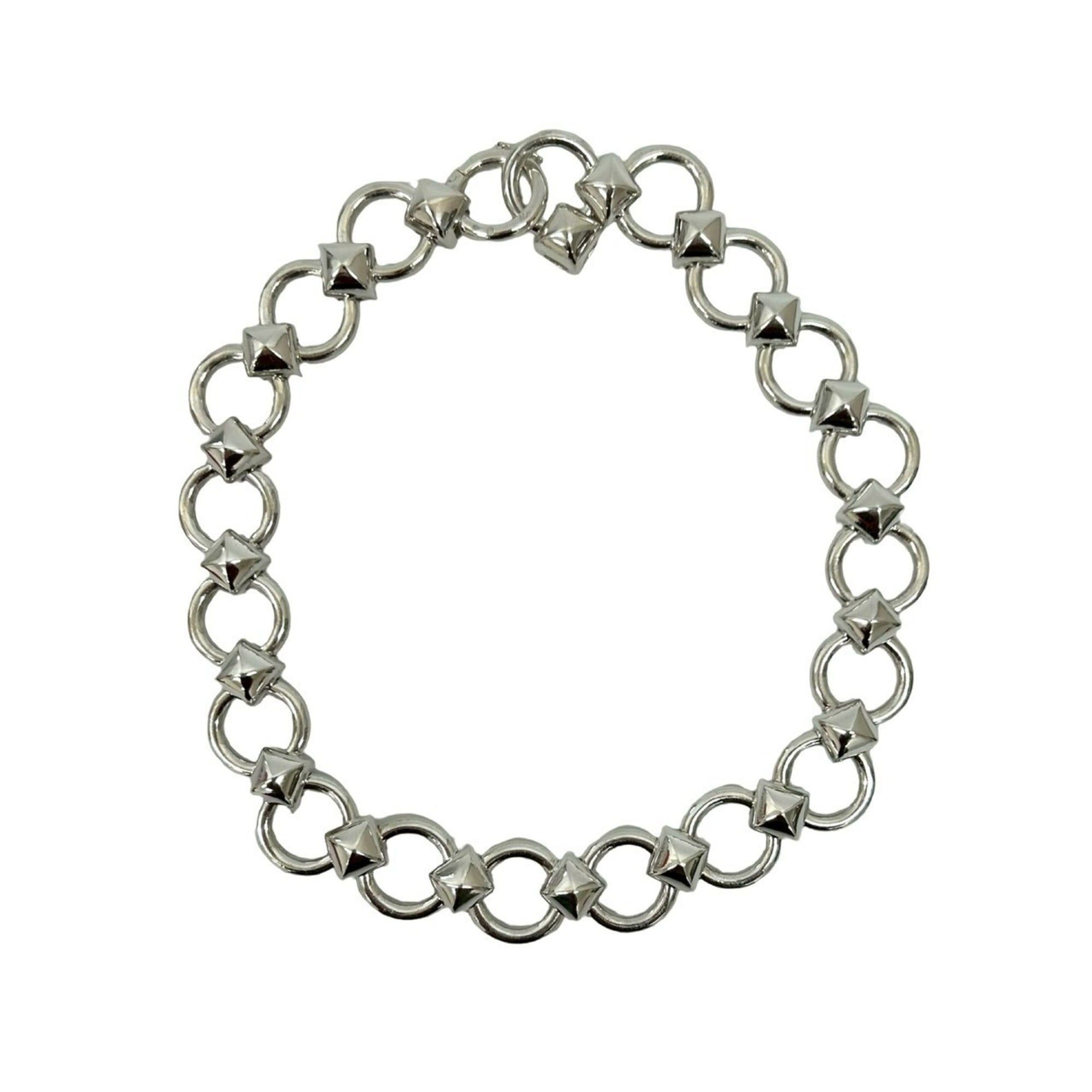 Hermes HERMES Lancelot Silver 925 Chain Necklace Choker 13896 Size ONE SIZE - 5 Thumbnail