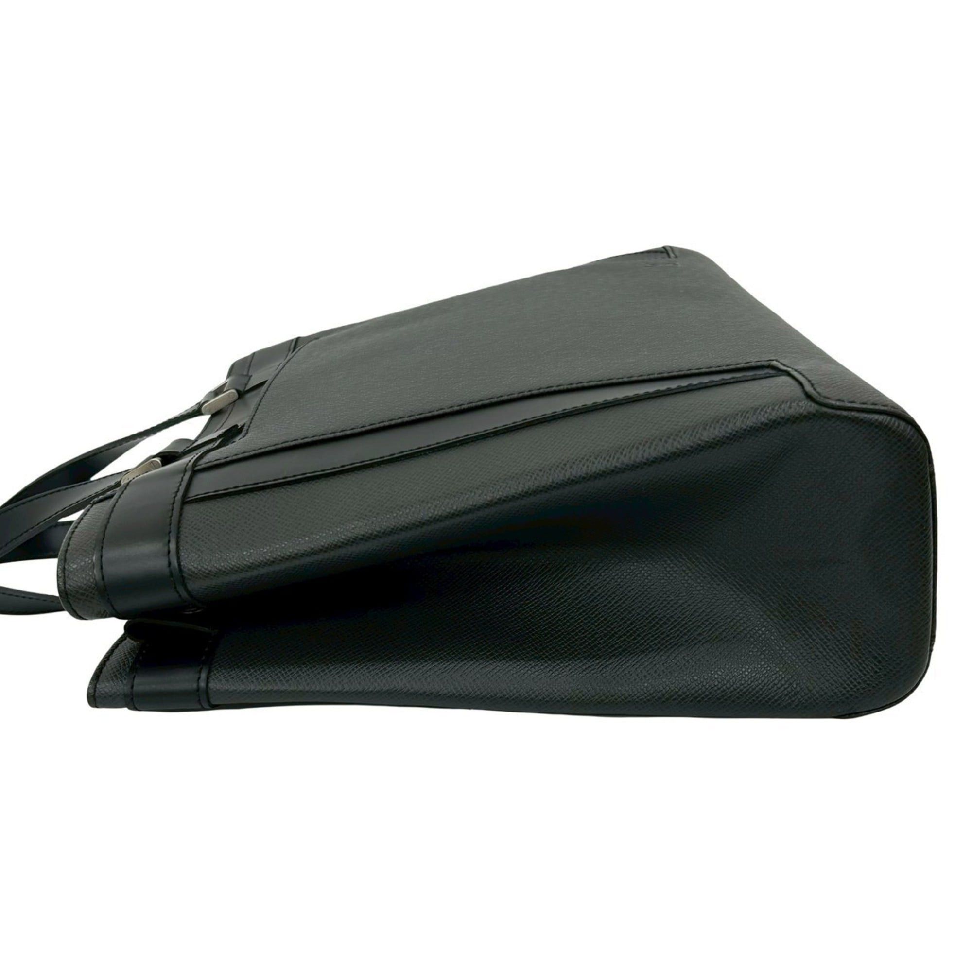 Louis Vuitton LOUIS VUITTON Casbeck Taiga Leather Tote Bag, Business Noir, Black, 00655 Size ONE SIZE - 5 Thumbnail