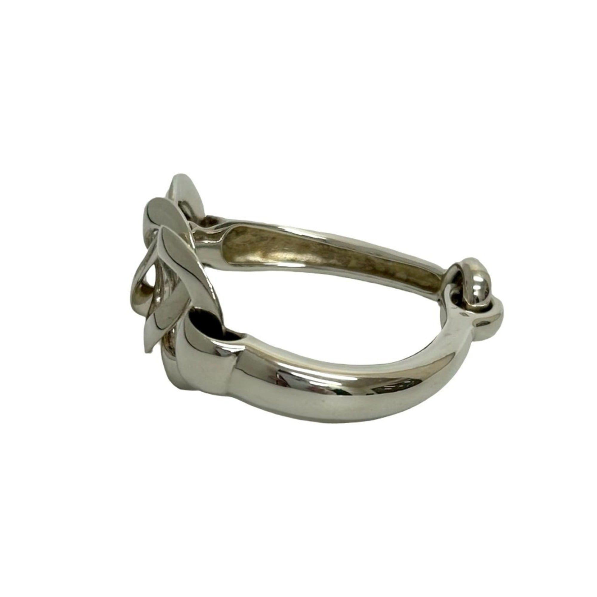 Hermes HERMES 925 Sterling Silver Bracelet Bangle Jewelry 27241 Size ONE SIZE - 5 Thumbnail