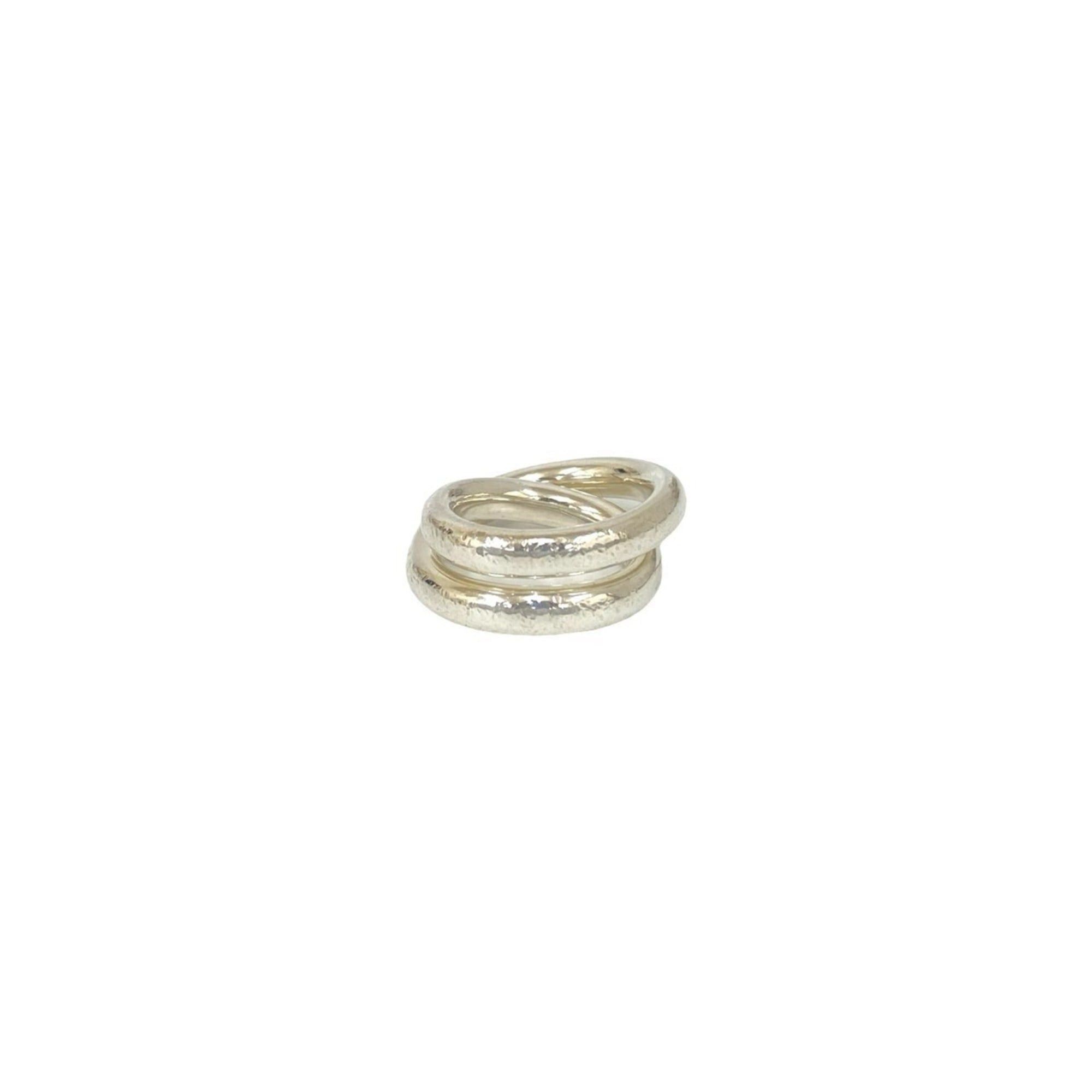 Hermes HERMES Vertige Silver 925 Ring, Size 8, Women's, 36907 Size ONE SIZE - 5 Thumbnail