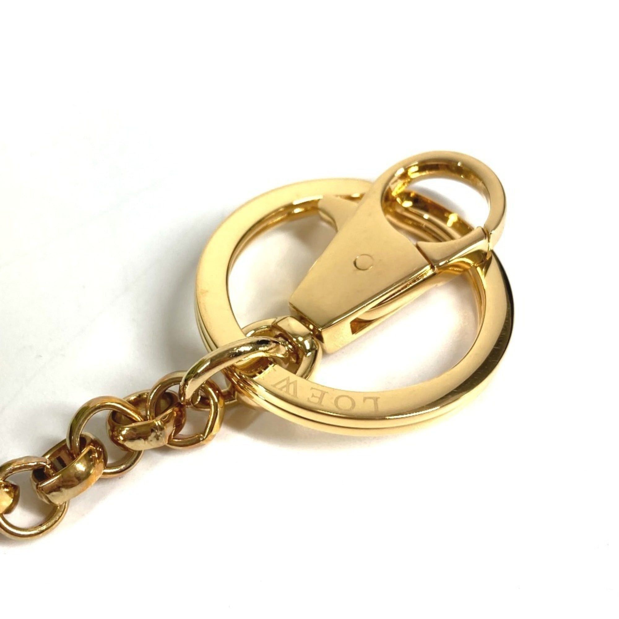 Loewe LOEWE Amazona Anagram Logo Charm, Accessory Bag Keychain, Leather, Men's/Women's, Green Size ONE SIZE - 4 Thumbnail