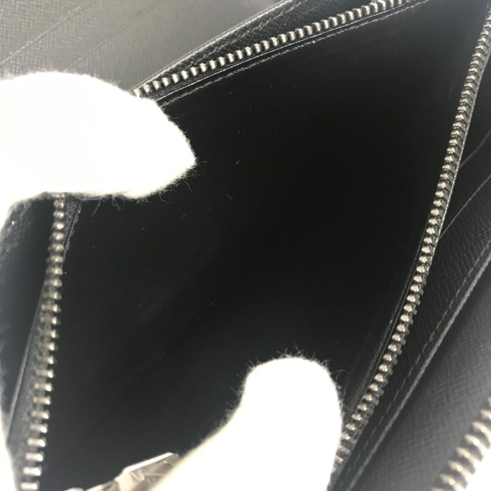Louis Vuitton LOUIS VUITTON M82081 Monogram Eclipse Zippy Organizer NM Round Zipper Long Wallet in Canvas, Black for Men and Women Size ONE SIZE - 15 Thumbnail