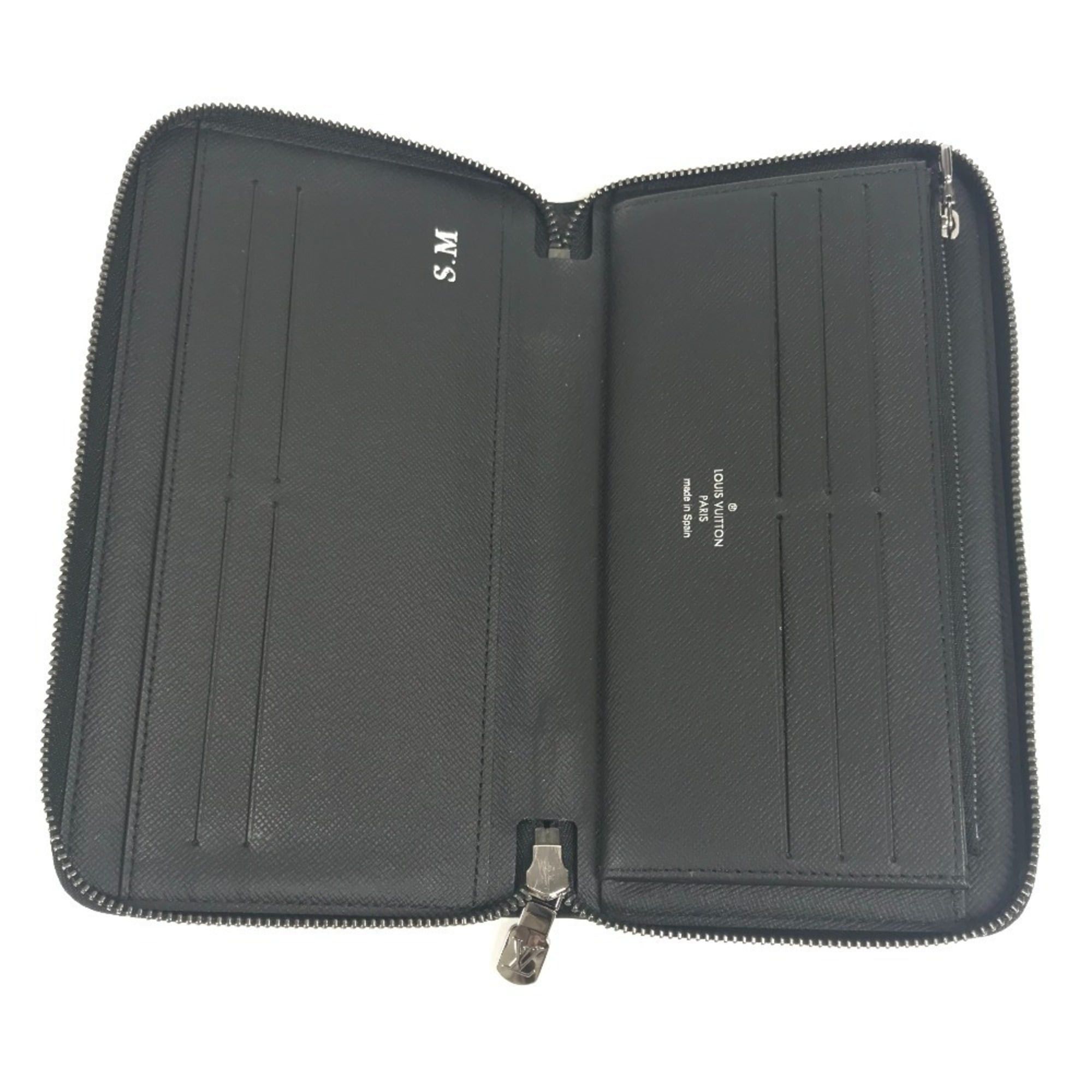 Louis Vuitton LOUIS VUITTON M82081 Monogram Eclipse Zippy Organizer NM Round Zipper Long Wallet in Canvas, Black for Men and Women Size ONE SIZE - 10 Thumbnail