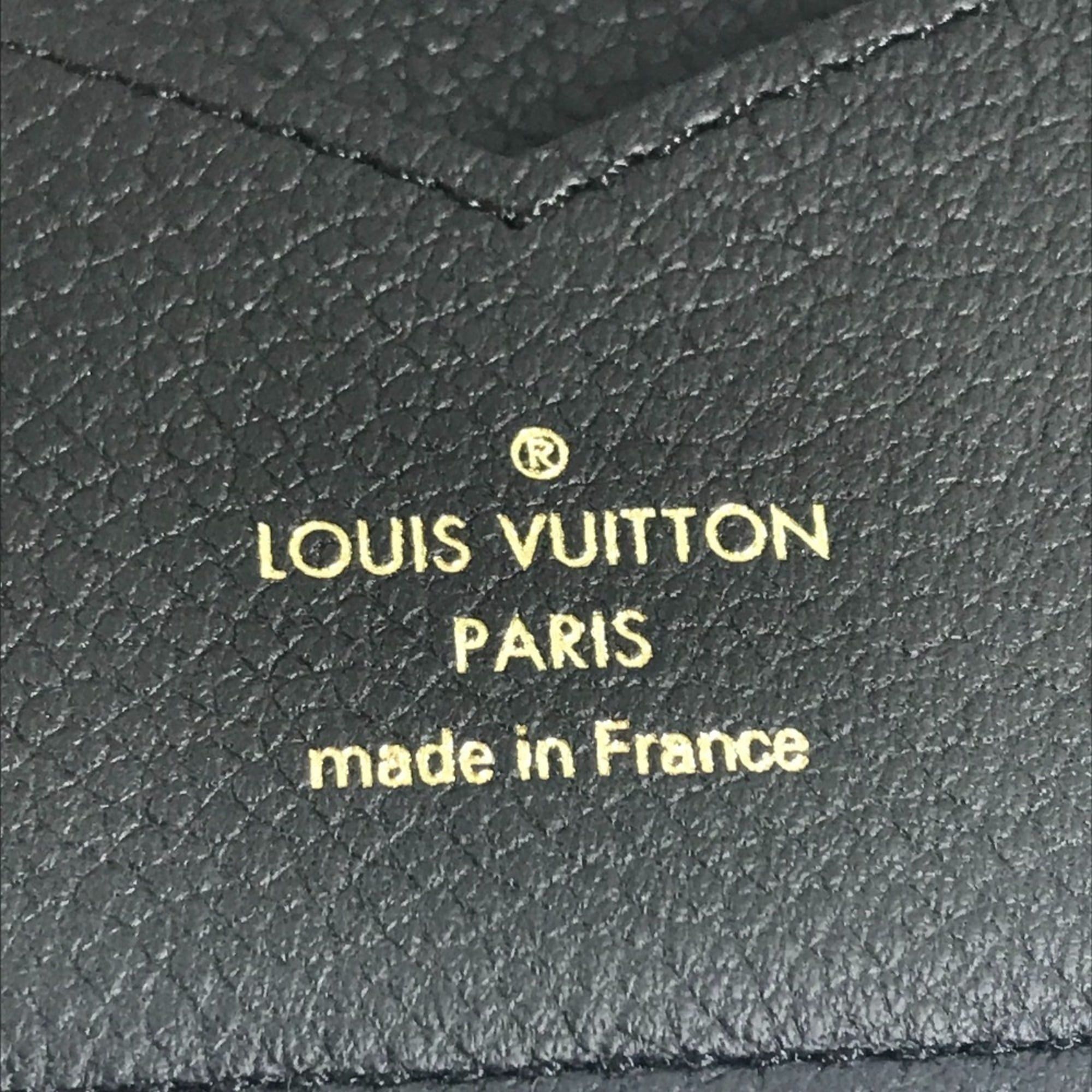 Louis Vuitton LOUIS VUITTON M63914 Monogram Empreinte Couverture Passport NM Cover Stationery Bifold Case Leather Men's and Women's Noir Black Like New Size ONE SIZE - 10 Thumbnail