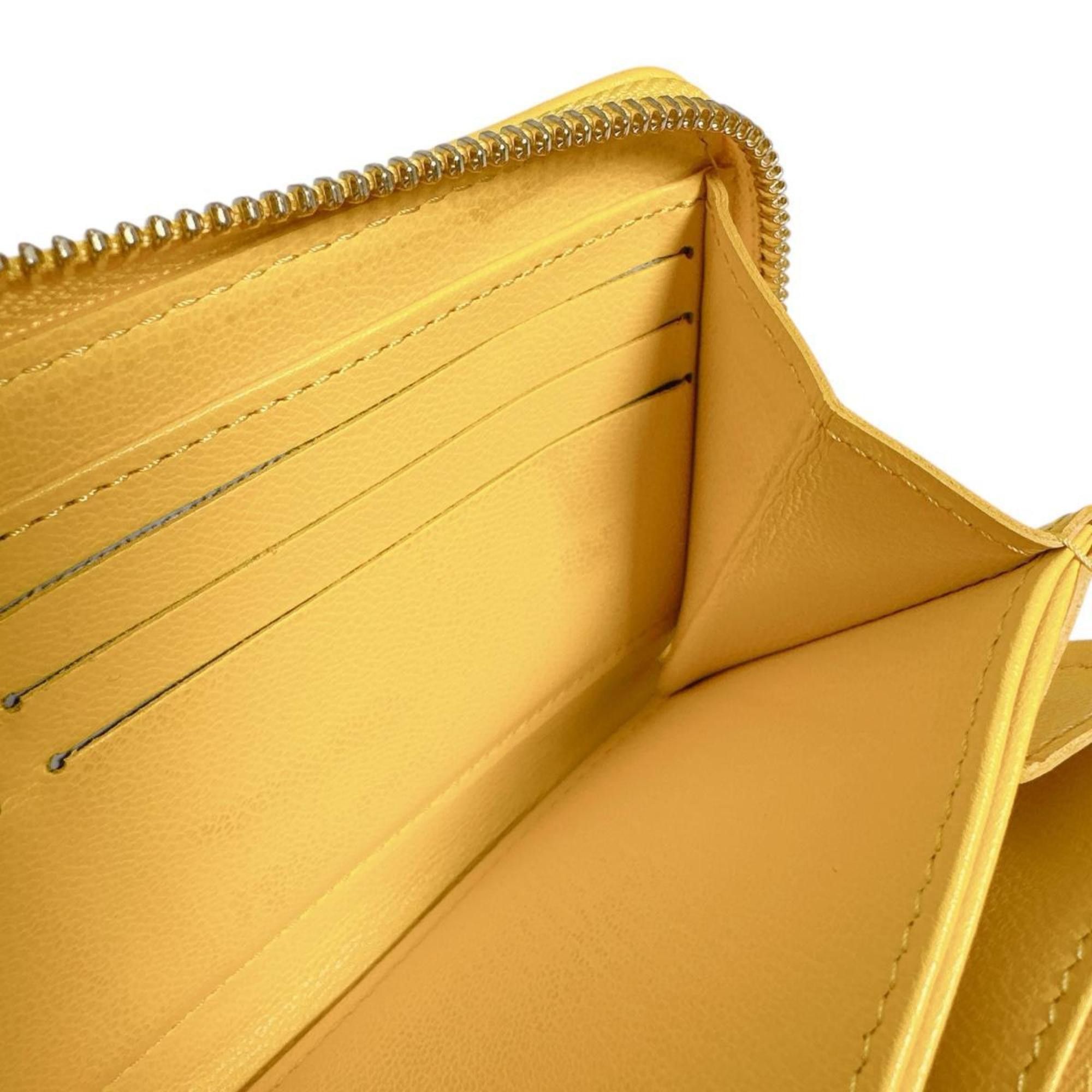 Louis Vuitton Louis Vuitton Monogram Empreinte Zippy Wallet M13699 Yellow Size ONE SIZE - 14 Thumbnail