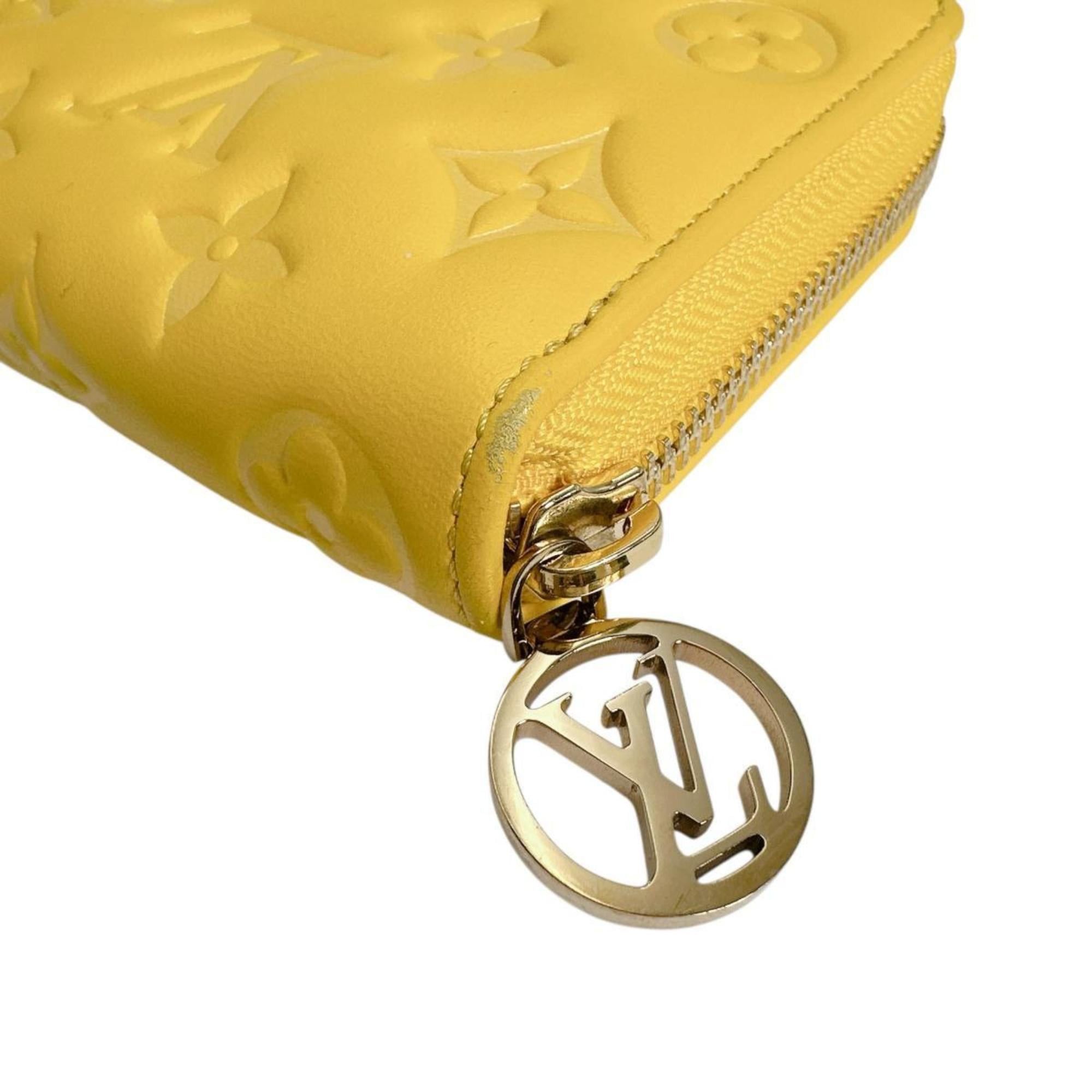 Louis Vuitton Louis Vuitton Monogram Empreinte Zippy Wallet M13699 Yellow Size ONE SIZE - 9 Thumbnail