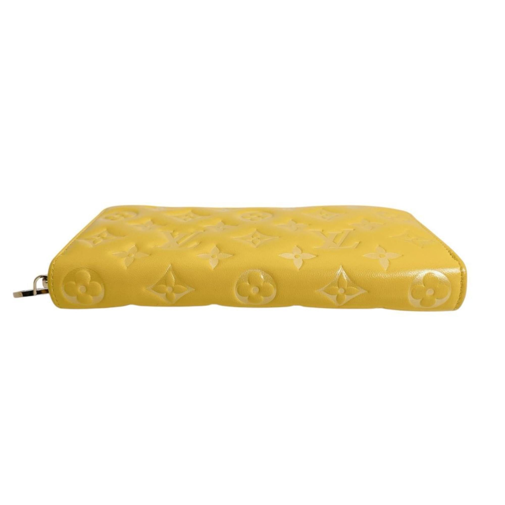 Louis Vuitton Louis Vuitton Monogram Empreinte Zippy Wallet M13699 Yellow Size ONE SIZE - 4 Thumbnail