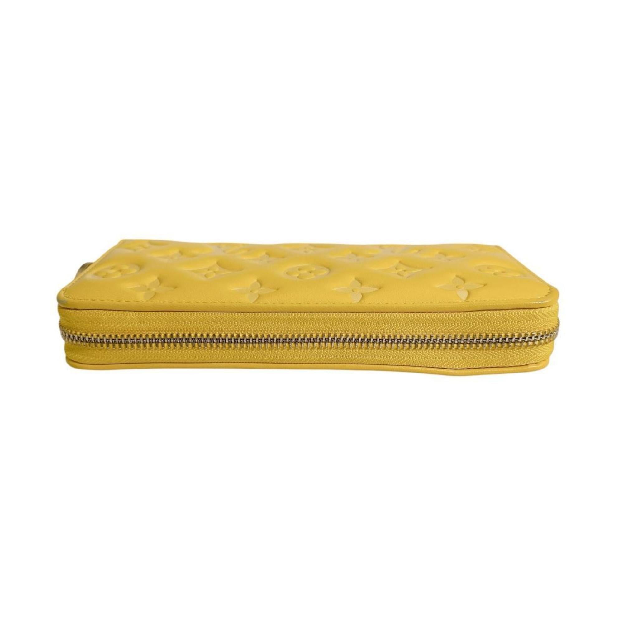Louis Vuitton Louis Vuitton Monogram Empreinte Zippy Wallet M13699 Yellow Size ONE SIZE - 3 Thumbnail