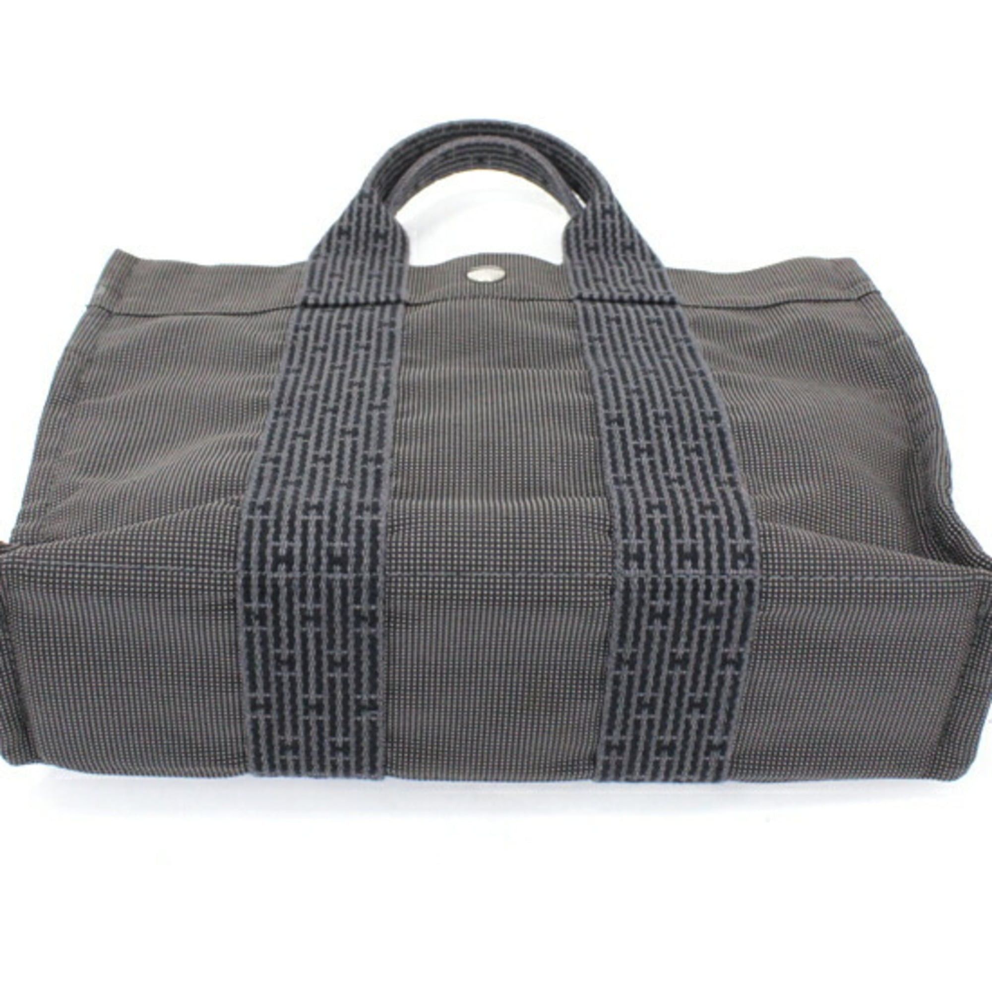 Hermes Hermès Air Line PM Tote Handbag, Gray, Men's/Women's, HERMES Canvas T6113 Size ONE SIZE - 7 Thumbnail
