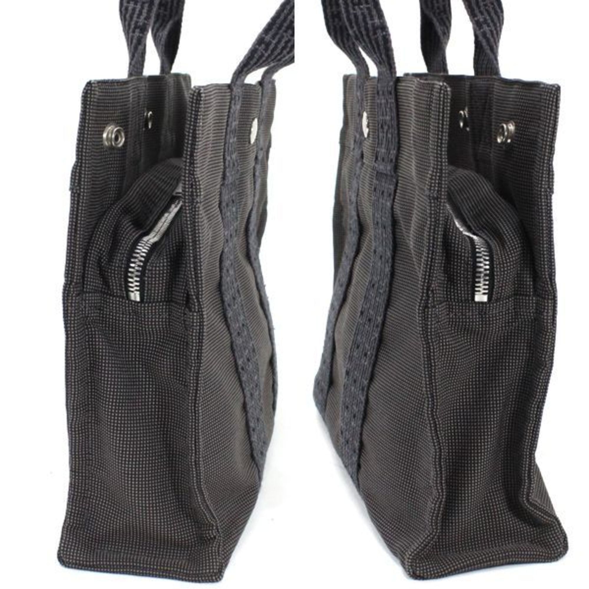 Hermes Hermès Air Line PM Tote Handbag, Gray, Men's/Women's, HERMES Canvas T6113 Size ONE SIZE - 4 Thumbnail