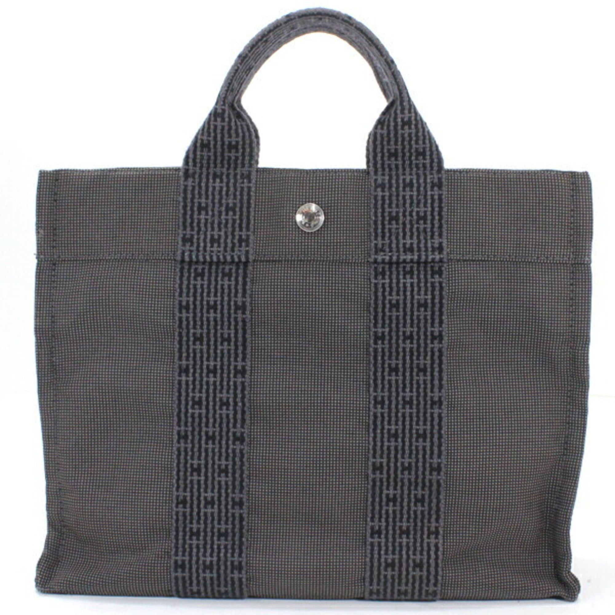 Hermes Hermès Air Line PM Tote Handbag, Gray, Men's/Women's, HERMES Canvas T6113 Size ONE SIZE - 2 Thumbnail