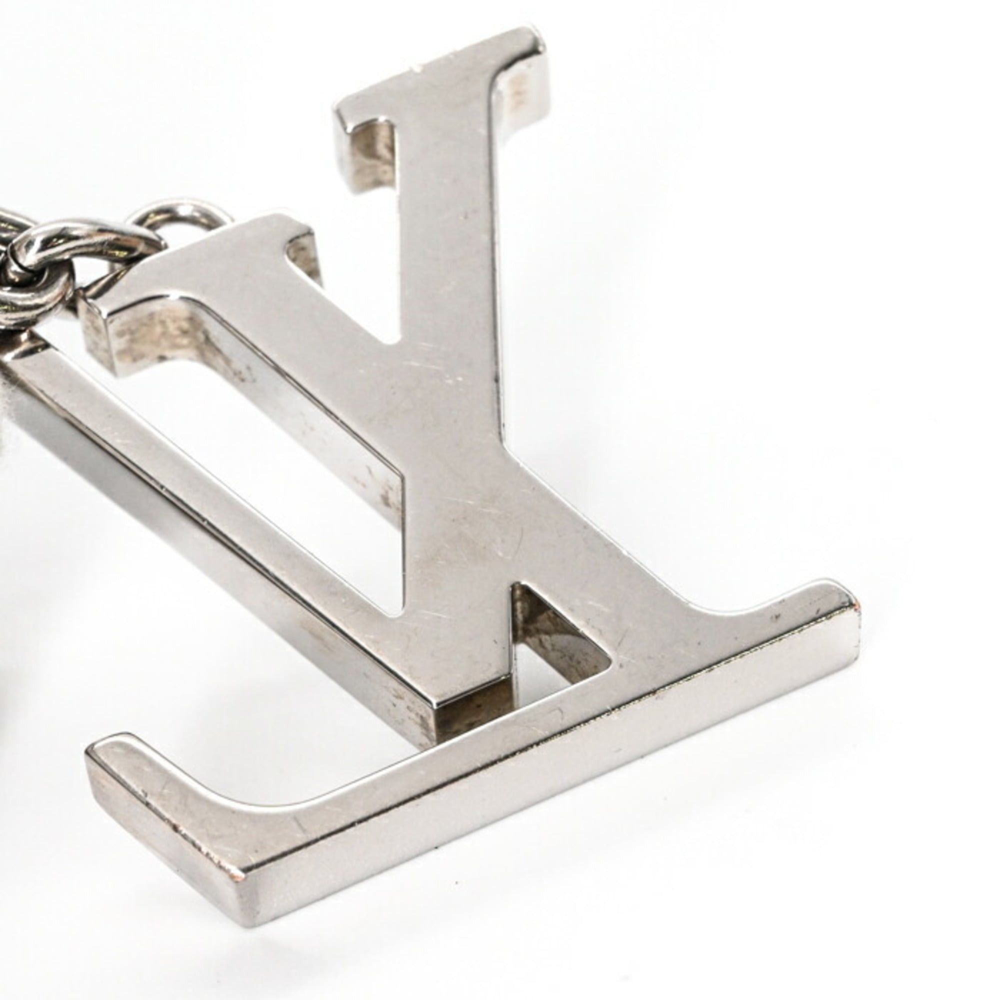 Louis Vuitton Louis Vuitton Porte-Clés Initial LV Keychain Key Ring Monogram Silver M65071 Size ONE SIZE - 8 Thumbnail