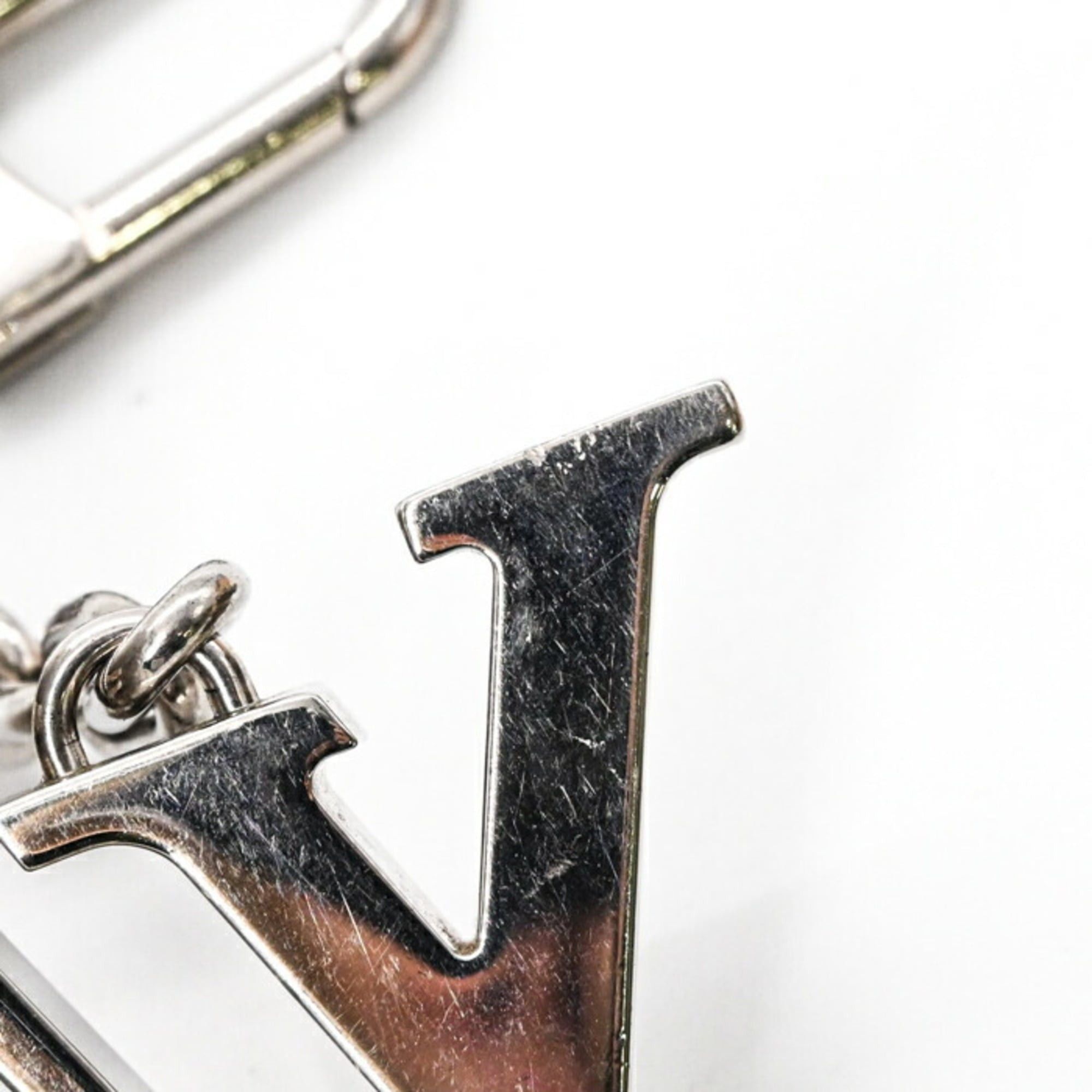Louis Vuitton Louis Vuitton Porte-Clés Initial LV Keychain Key Ring Monogram Silver M65071 Size ONE SIZE - 5 Thumbnail