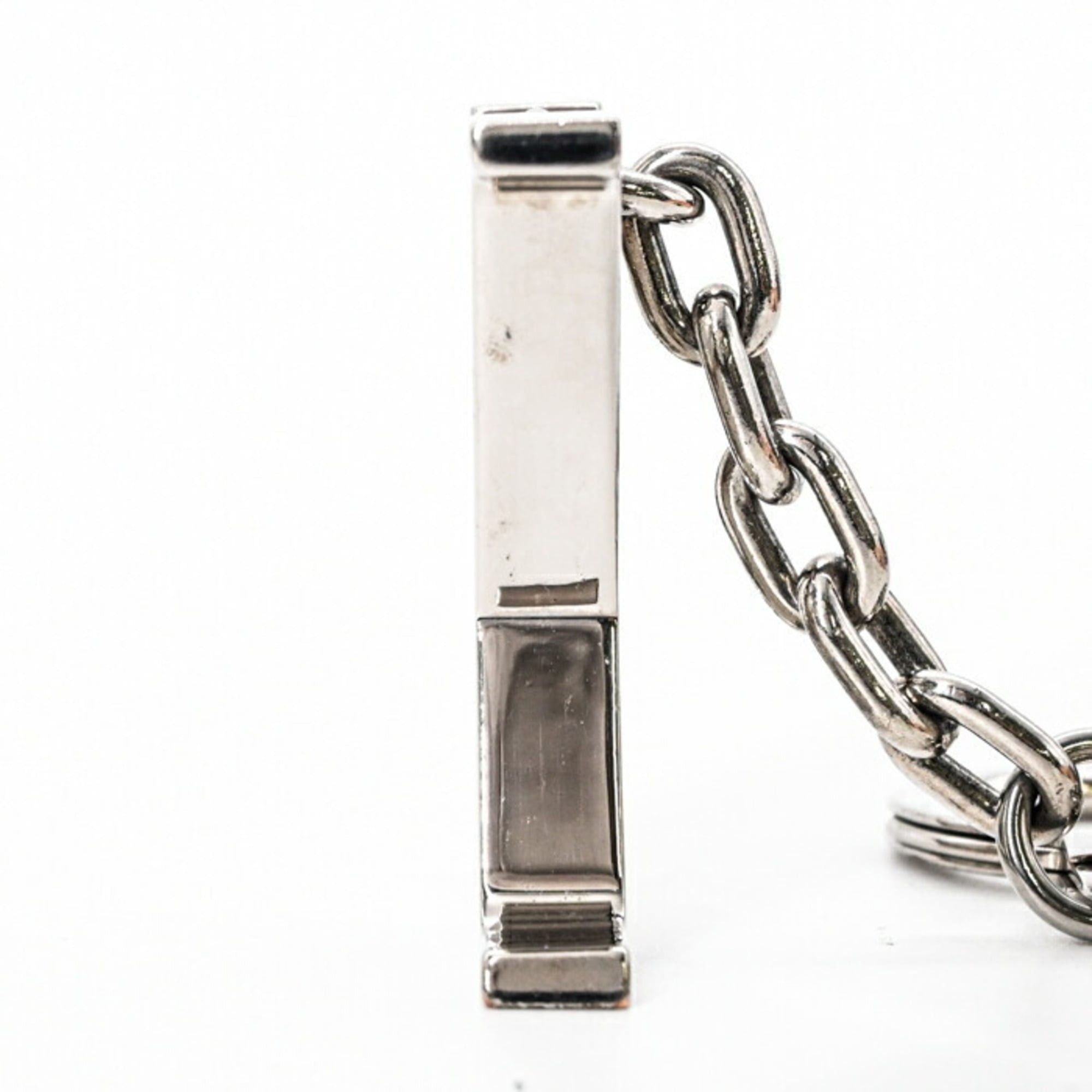 Louis Vuitton Louis Vuitton Porte-Clés Initial LV Keychain Key Ring Monogram Silver M65071 Size ONE SIZE - 6 Thumbnail