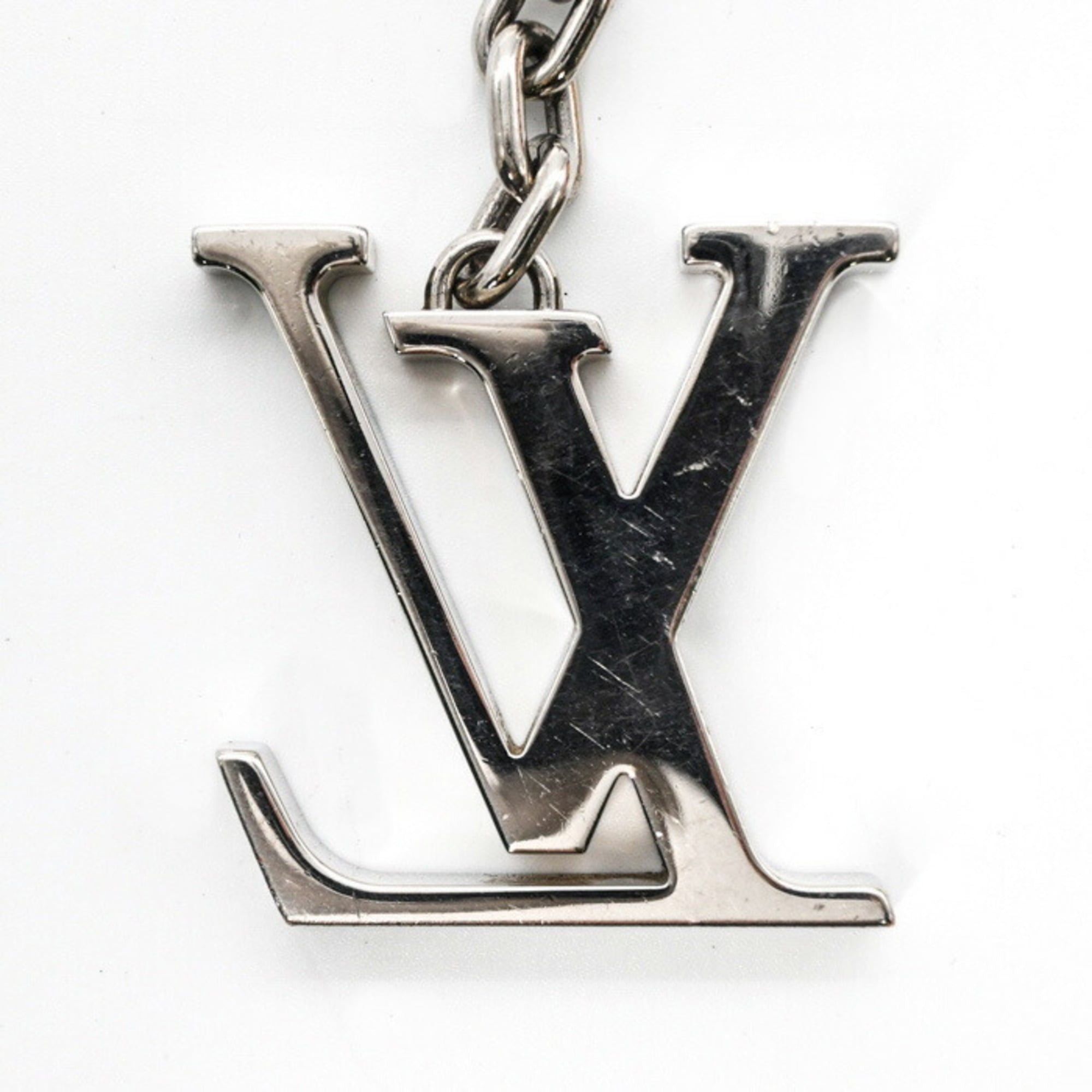 Louis Vuitton Louis Vuitton Porte-Clés Initial LV Keychain Key Ring Monogram Silver M65071 Size ONE SIZE - 4 Thumbnail