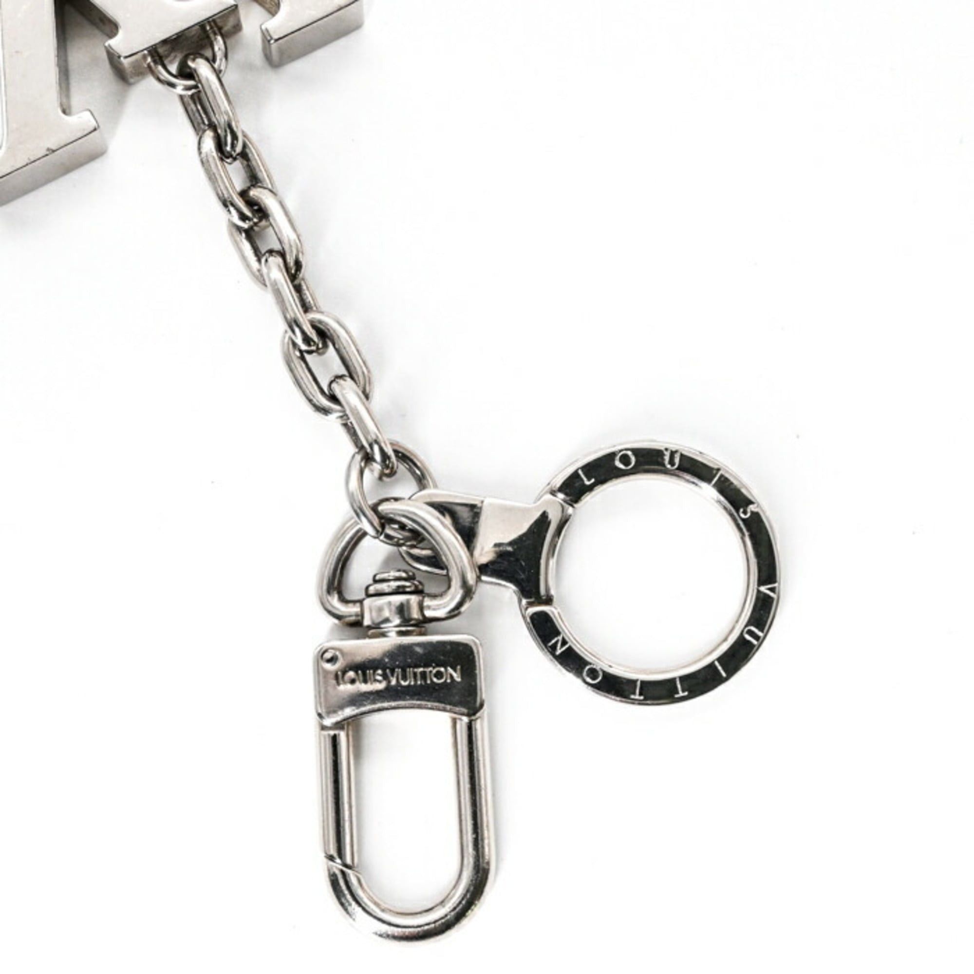 Louis Vuitton Louis Vuitton Porte-Clés Initial LV Keychain Key Ring Monogram Silver M65071 Size ONE SIZE - 10 Thumbnail