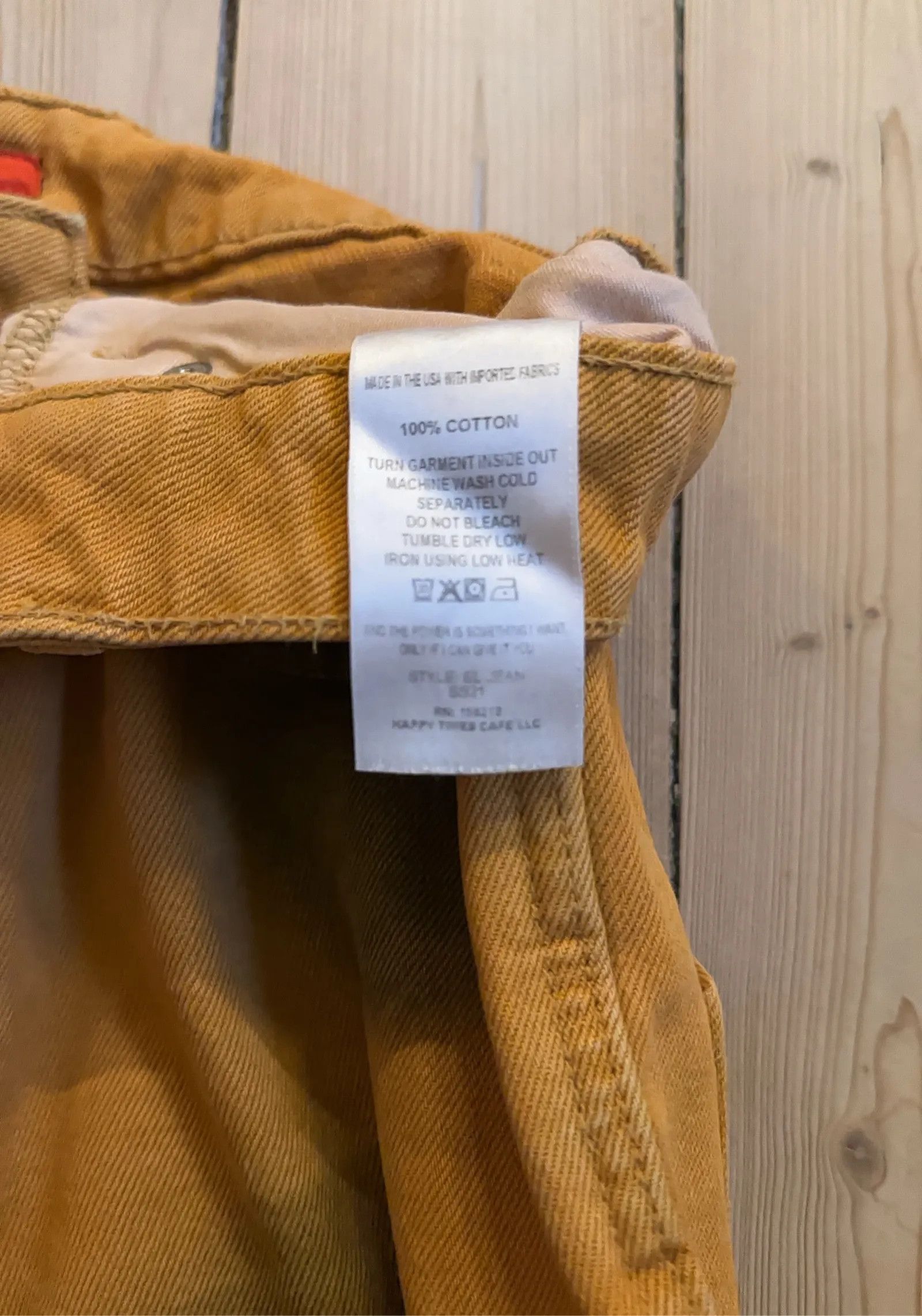 Eckhaus Latta Eckhaus Latta Orange Echo Dot Tapered El Jeans Jeans Size 28" / US 6 / IT 42 - 3 Thumbnail