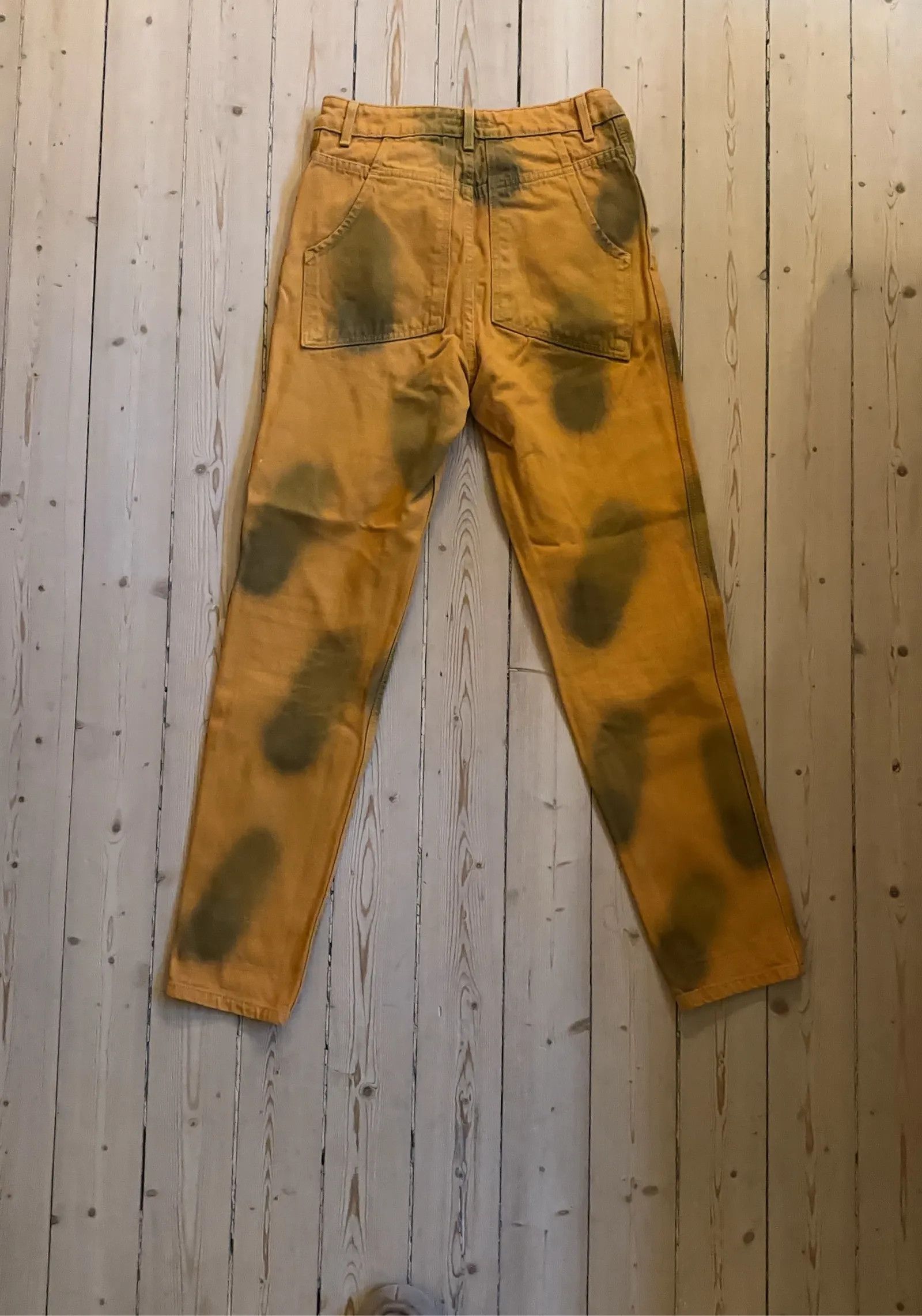 Eckhaus Latta Eckhaus Latta Orange Echo Dot Tapered El Jeans Jeans Size 28" / US 6 / IT 42 - 4 Thumbnail