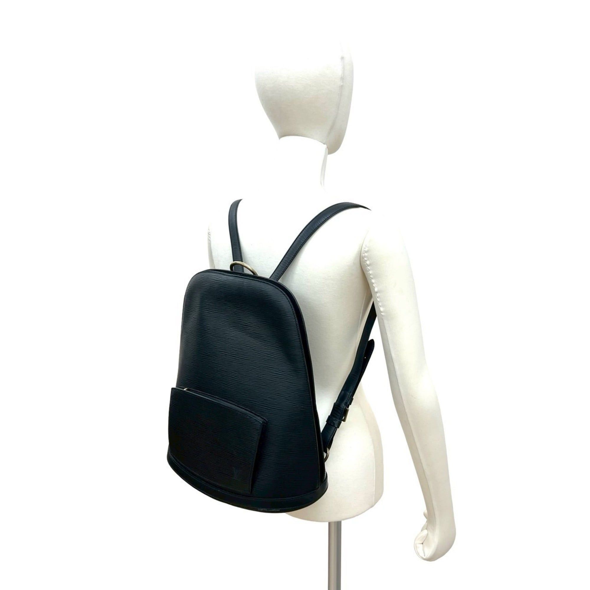 Louis Vuitton LOUIS VUITTON Cobran Epi Leather Backpack/Daypack in Noir, 274-3 Size ONE SIZE - 2 Thumbnail