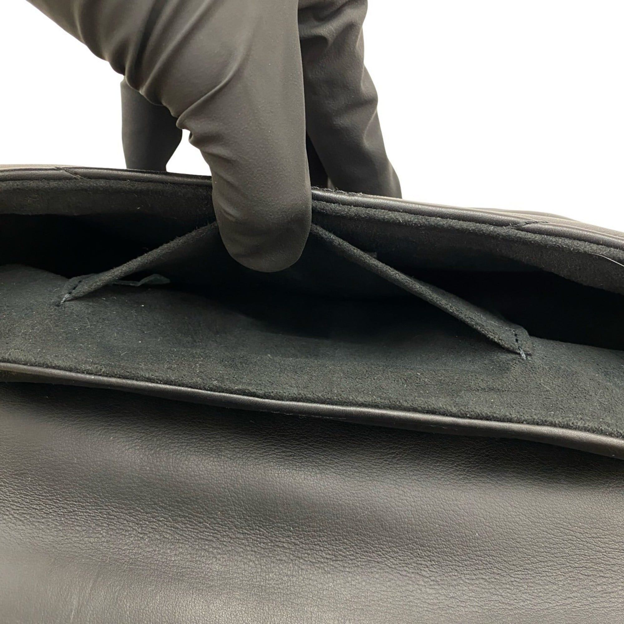 Louis Vuitton Louis Vuitton Chain Bag PM New Wave Leather 2-Way Handbag/Shoulder Black 26957 Free Shipping Size ONE SIZE - 10 Thumbnail