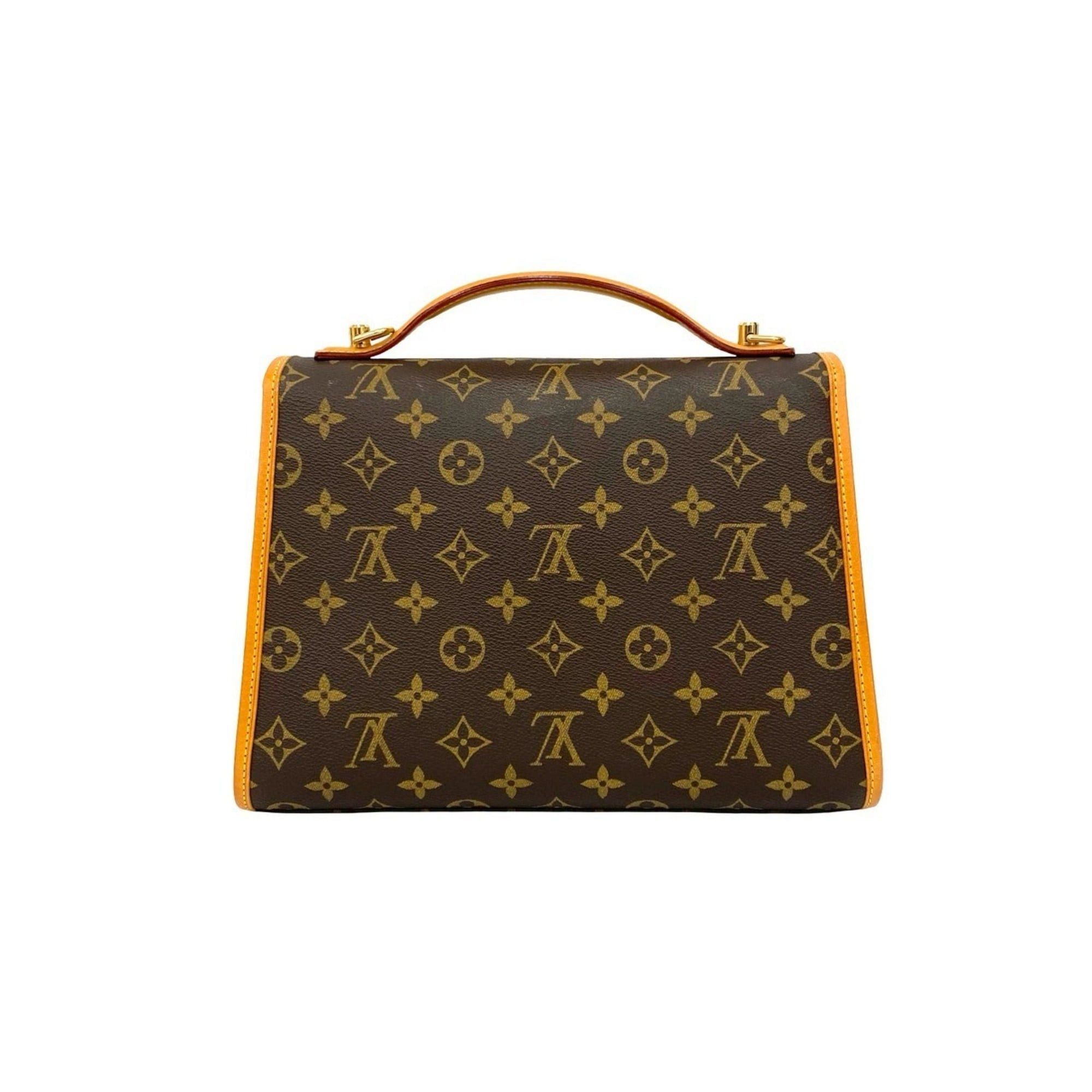 Louis Vuitton LOUIS VUITTON Bel Air Monogram Leather 2-Way Handbag/Shoulder Bag, Brown, 18018 Size ONE SIZE - 3 Thumbnail