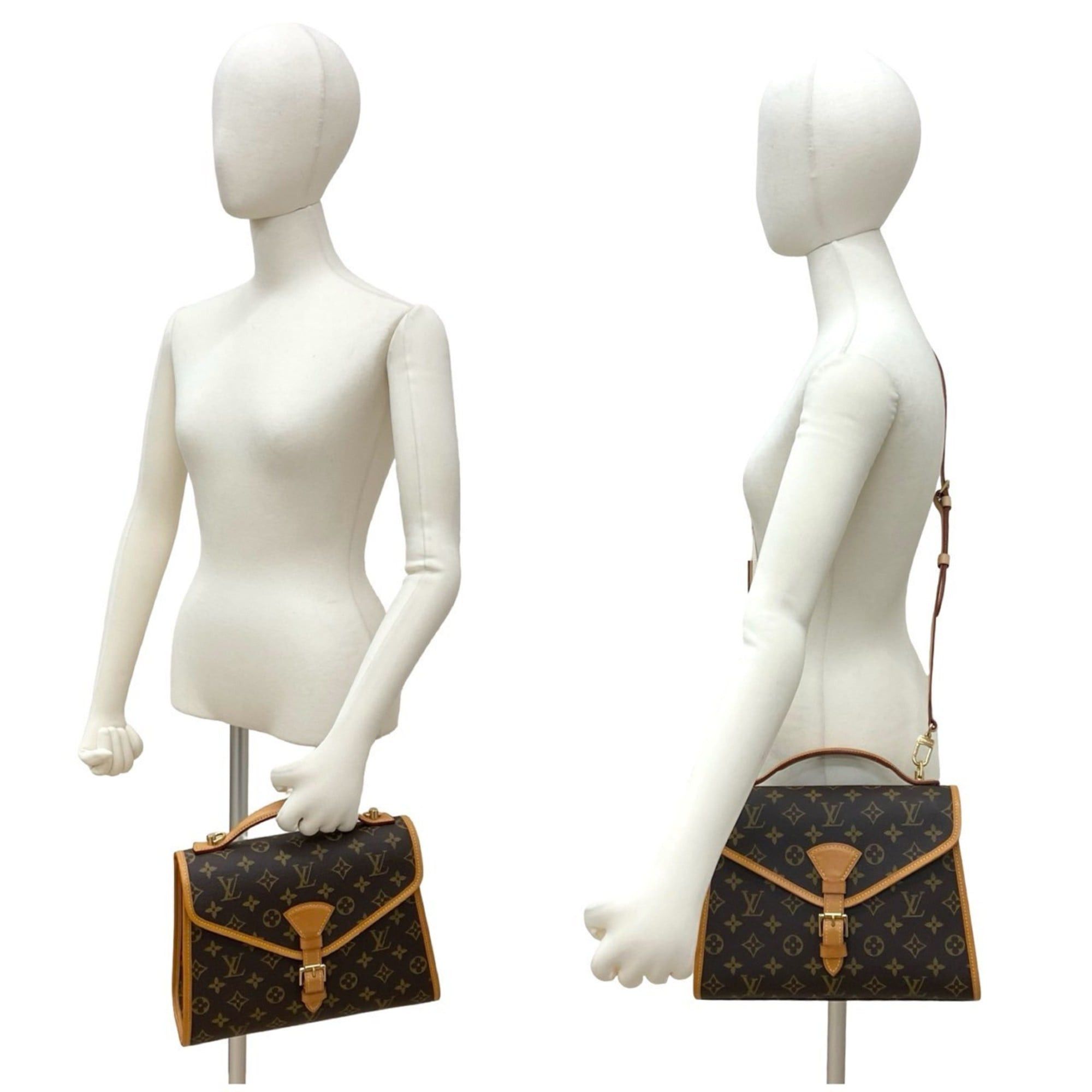Louis Vuitton LOUIS VUITTON Bel Air Monogram Leather 2-Way Handbag/Shoulder Bag, Brown, 18018 Size ONE SIZE - 2 Thumbnail