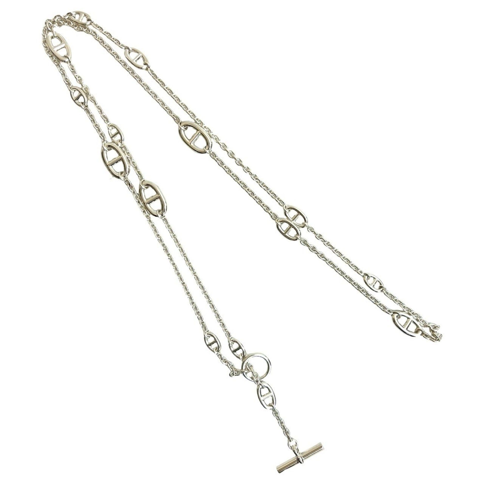 Hermes HERMES Chaine d'Ancre Farandole Necklace in 925 Sterling Silver with Chain, 95127 Size ONE SIZE - 4 Thumbnail