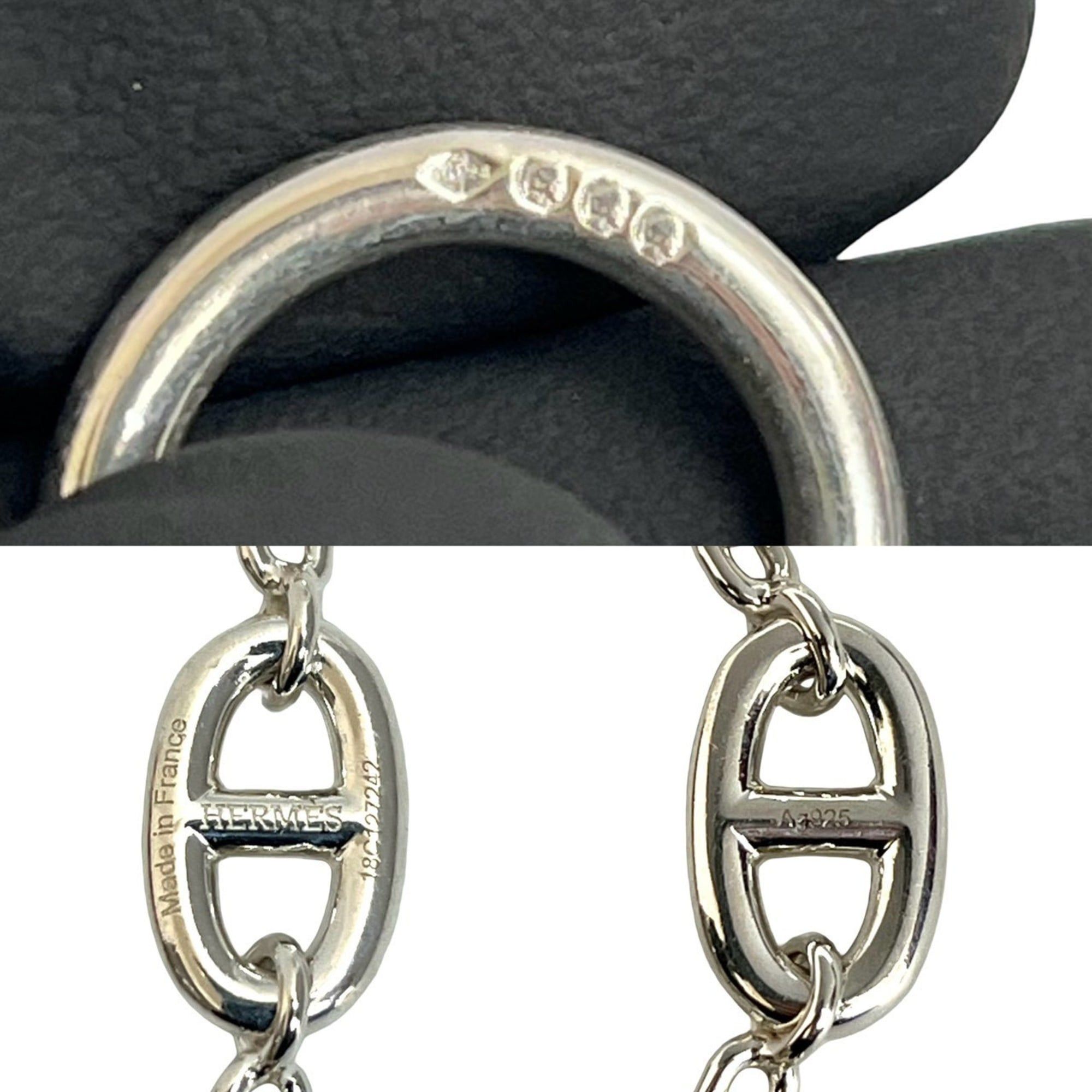 Hermes HERMES Chaine d'Ancre Farandole Necklace in 925 Sterling Silver with Chain, 95127 Size ONE SIZE - 2 Thumbnail