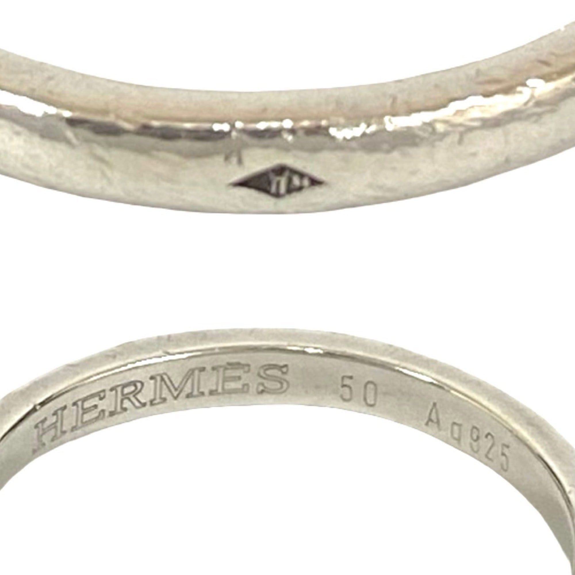 Hermes HERMES Chaine d'Ancre Ring, 925 Sterling Silver, Size 9, Women's, 20821 Size ONE SIZE - 2 Thumbnail