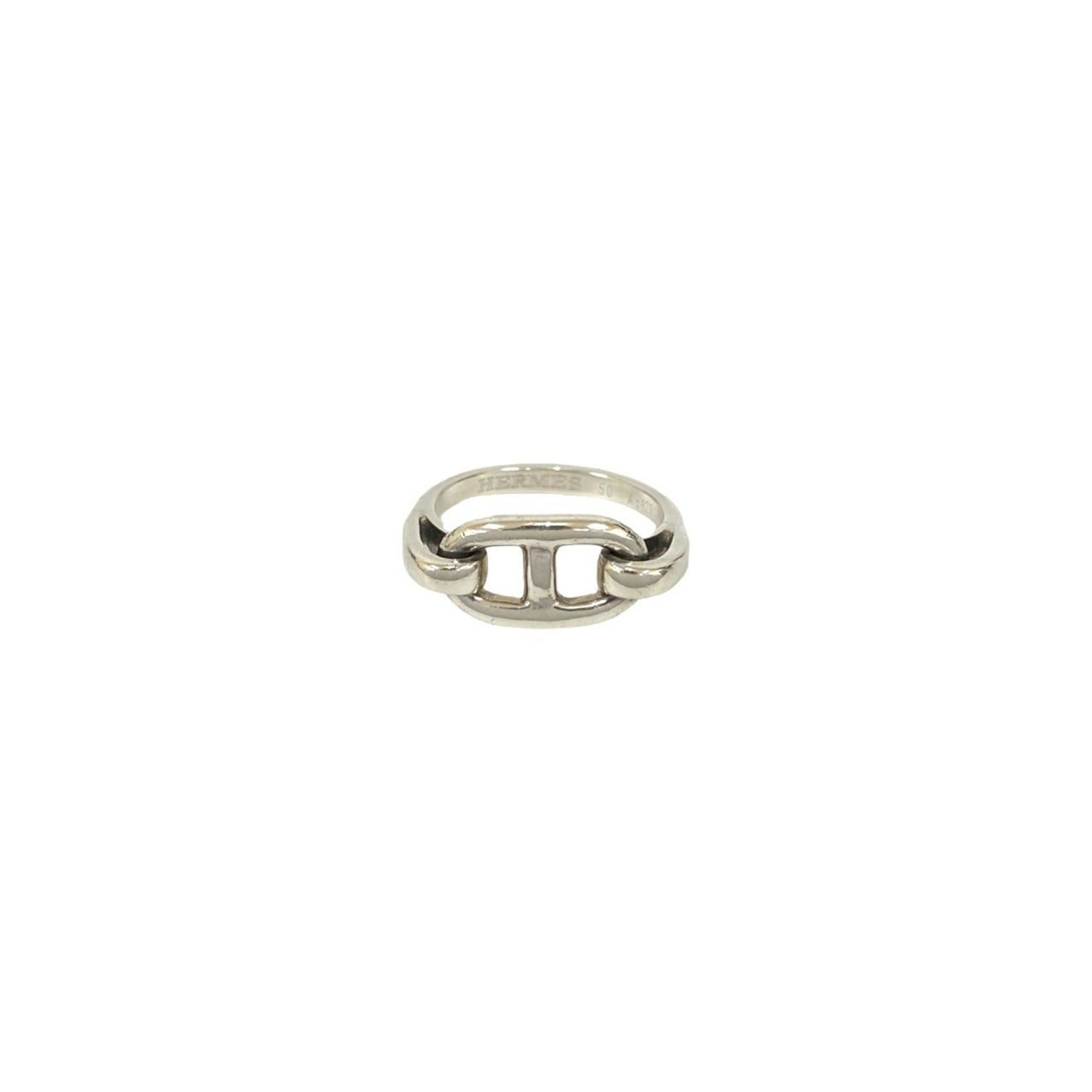 Hermes HERMES Chaine d'Ancre Ring, 925 Sterling Silver, Size 9, Women's, 20821 Size ONE SIZE - 5 Thumbnail