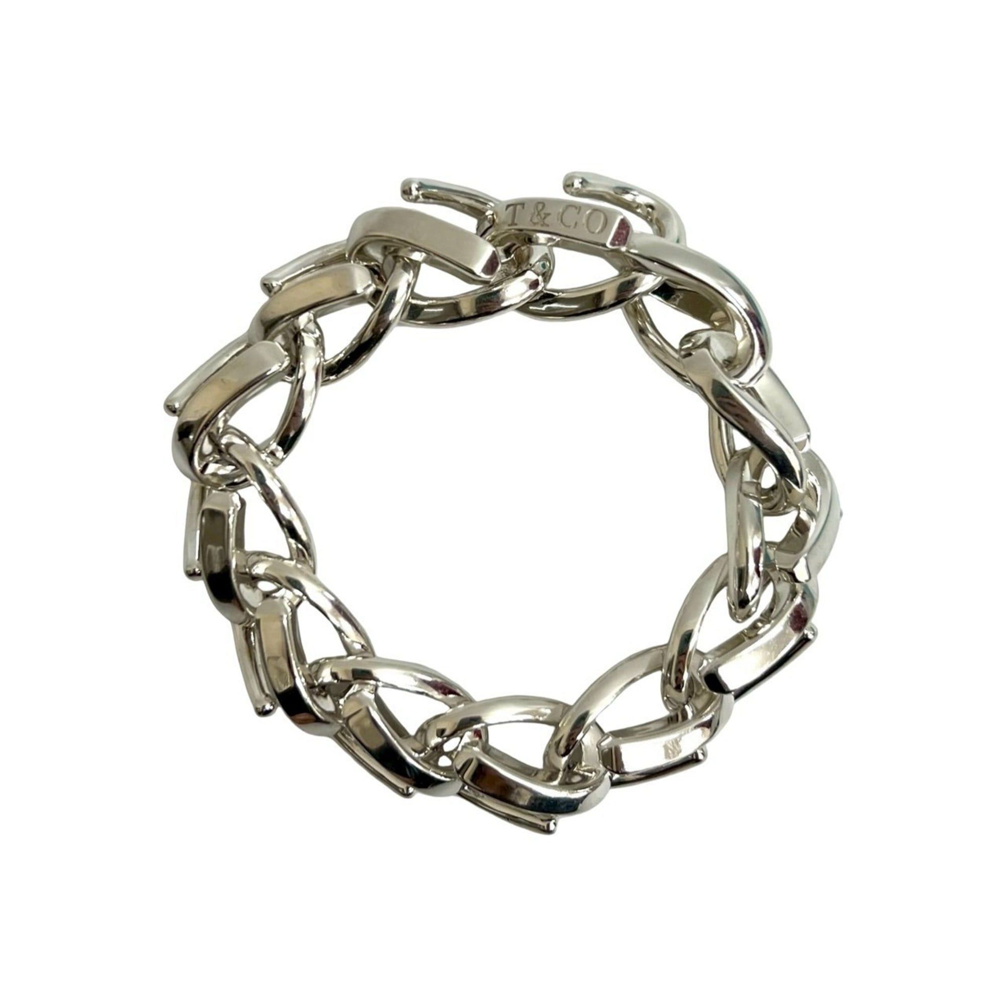 Tiffany & Co. TIFFANY & Co. Tiffany Forge Large Link Sterling Silver Chain Bracelet, 46921 Size ONE SIZE - 4 Thumbnail