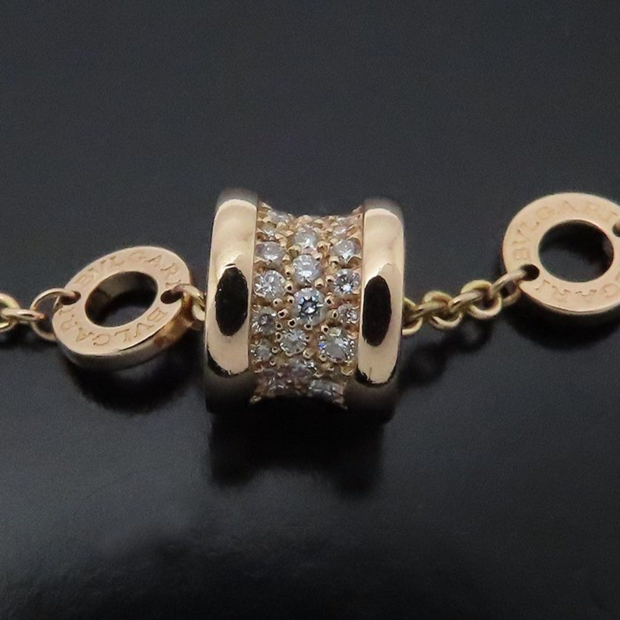 Bvlgari BVLGARI B.zero1 Element Bracelet with Diamonds in 18K White Gold for Women, 295040 Size ONE SIZE - 4 Thumbnail