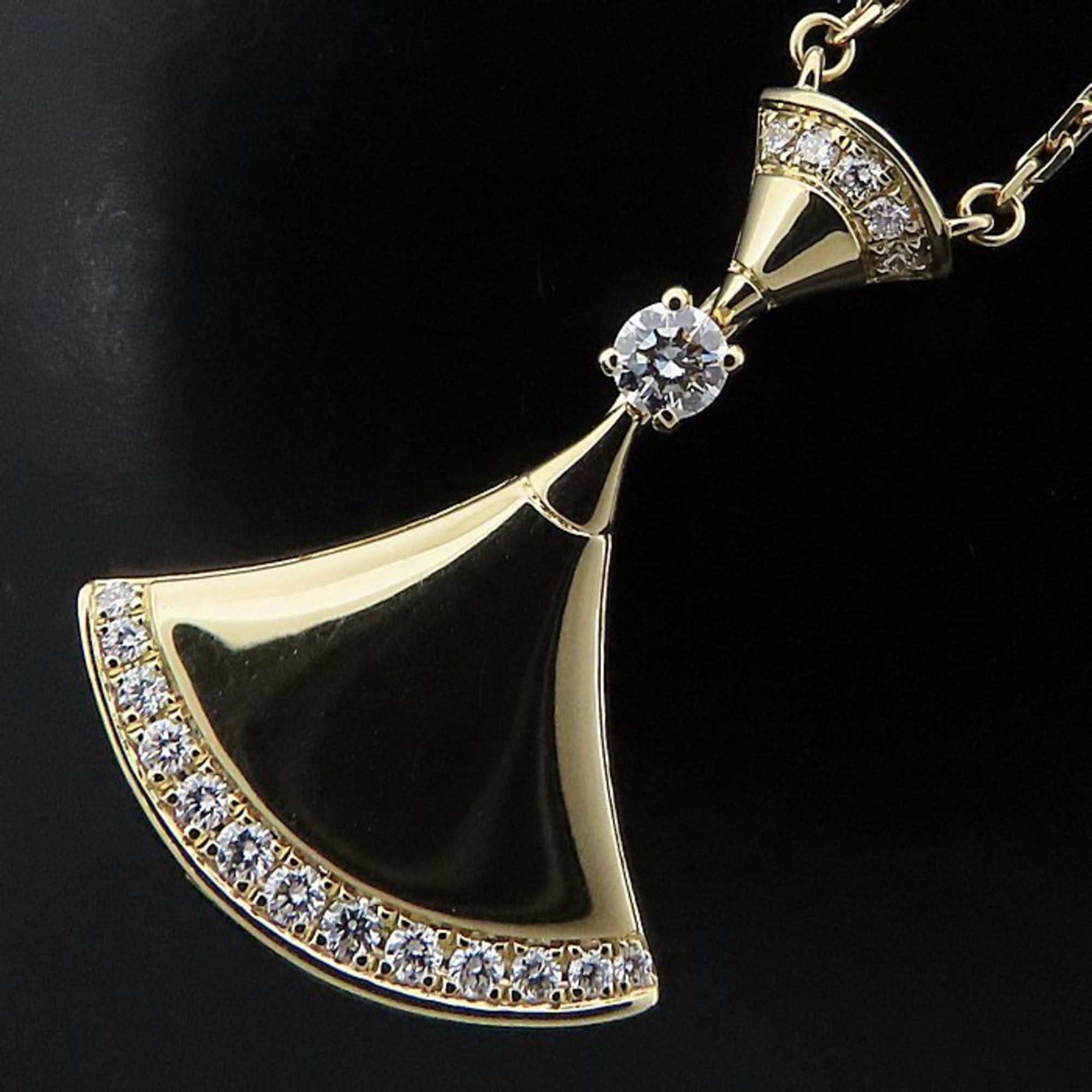 Bvlgari BVLGARI Diva's Dream Necklace with Diamonds in 18K Yellow Gold for Women, 295042 Size ONE SIZE - 6 Thumbnail