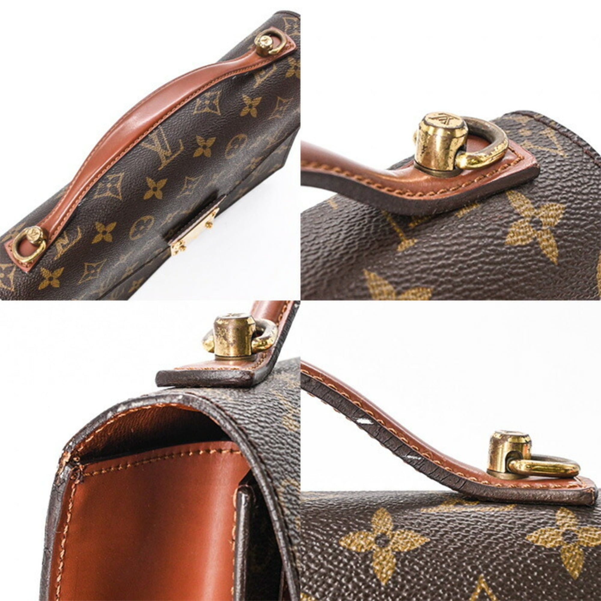 Louis Vuitton LOUIS VUITTON Monceau 26 Handbag Monogram Canvas Brown M51187 Size ONE SIZE - 7 Thumbnail