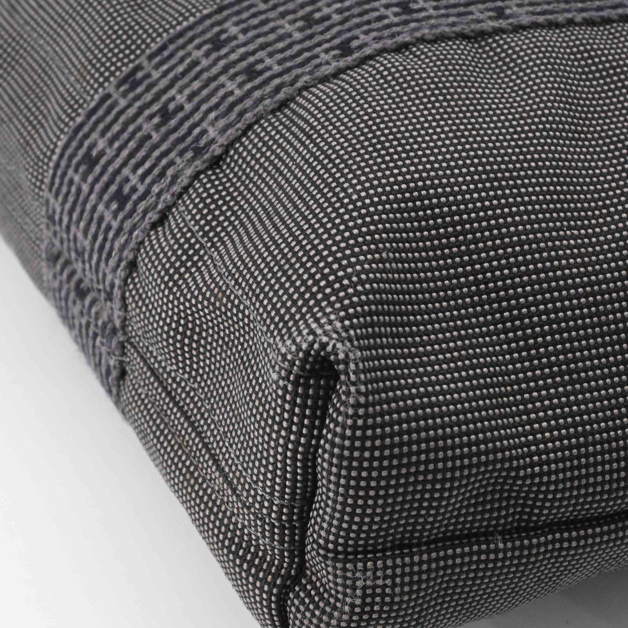 Hermes HERMES Airline Cabas Tote Bag Handbag Canvas Gray Size ONE SIZE - 6 Thumbnail