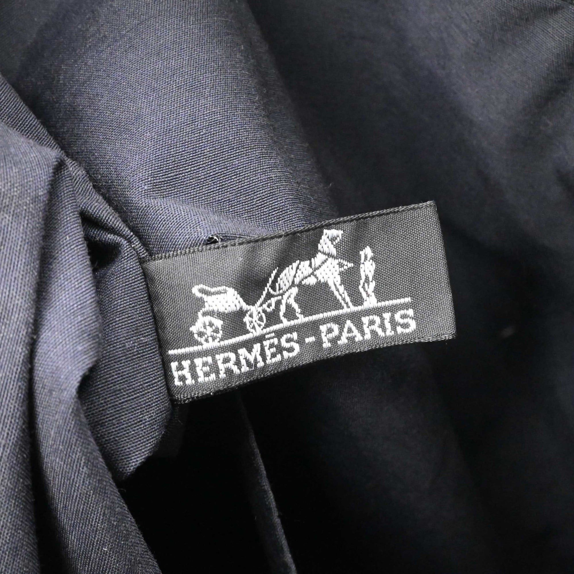 Hermes HERMES Airline Cabas Tote Bag Handbag Canvas Gray Size ONE SIZE - 10 Thumbnail