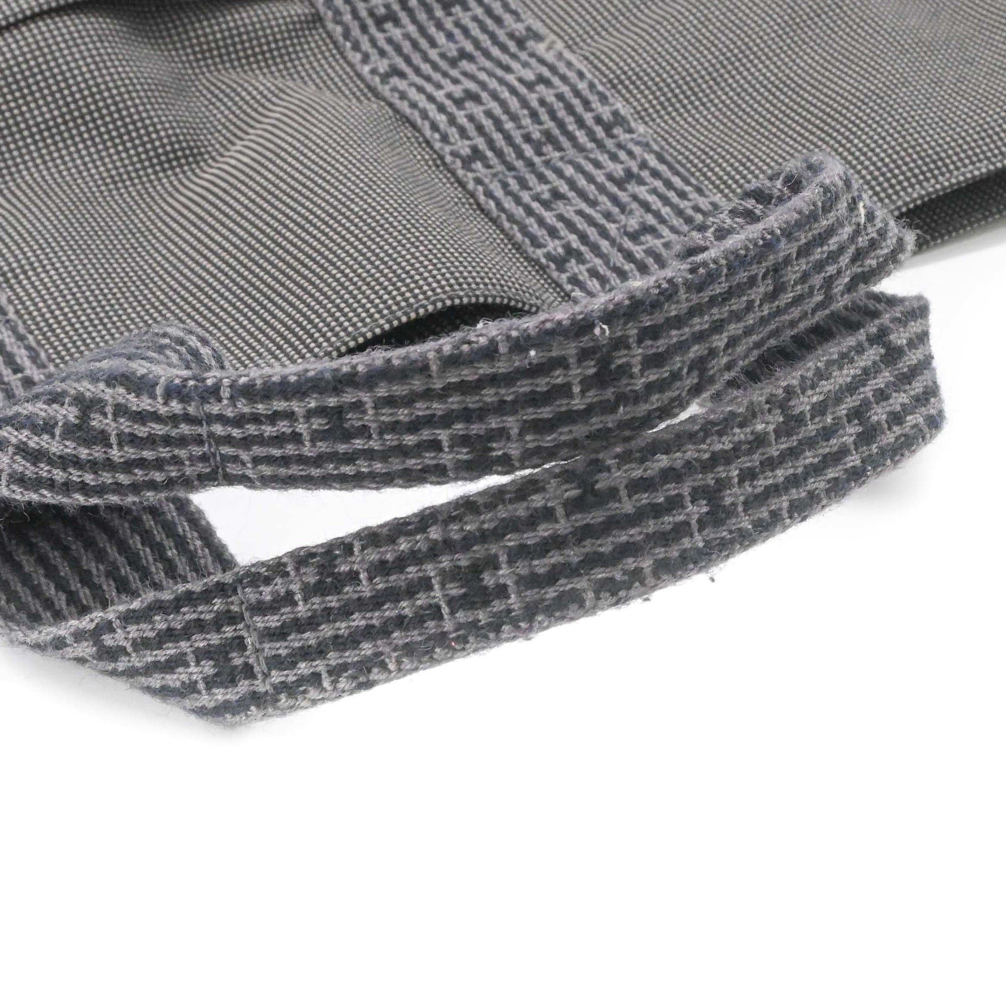 Hermes HERMES Airline Cabas Tote Bag Handbag Canvas Gray Size ONE SIZE - 7 Thumbnail