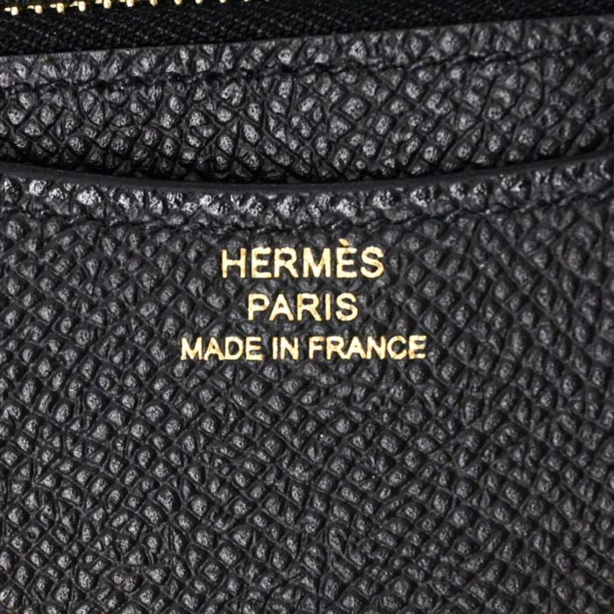 Hermes HERMES Constance Epsom Compact Wallet Black #W Size ONE SIZE - 10 Thumbnail