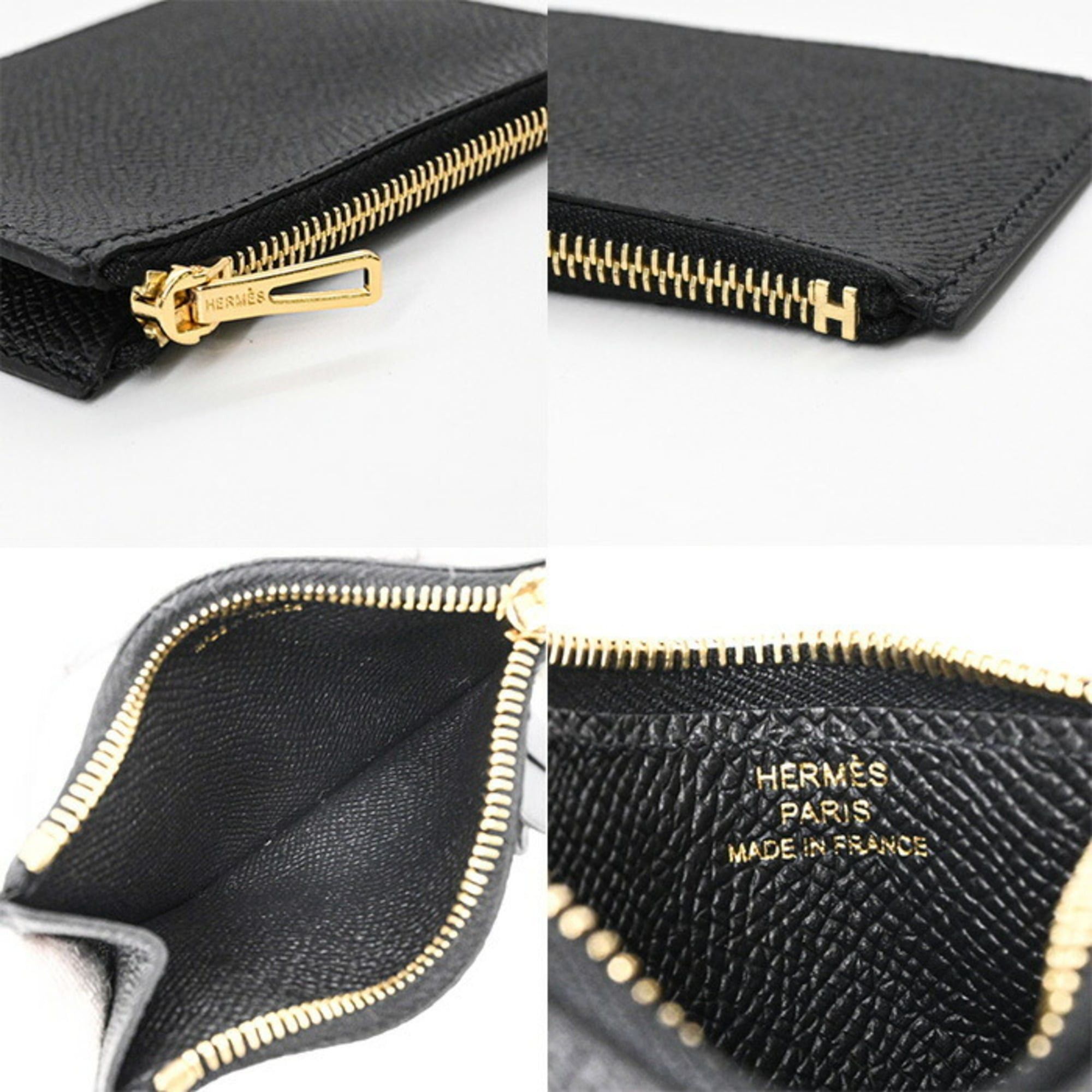 Hermes HERMES Constance Epsom Compact Wallet Black #W Size ONE SIZE - 17 Thumbnail